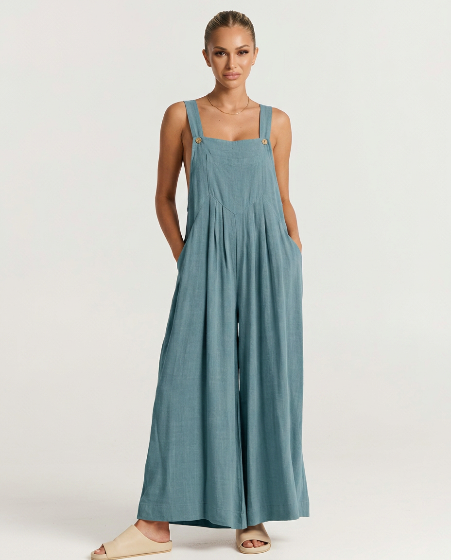 Women's Wide Leg Relaxed Jumpsuit Celina