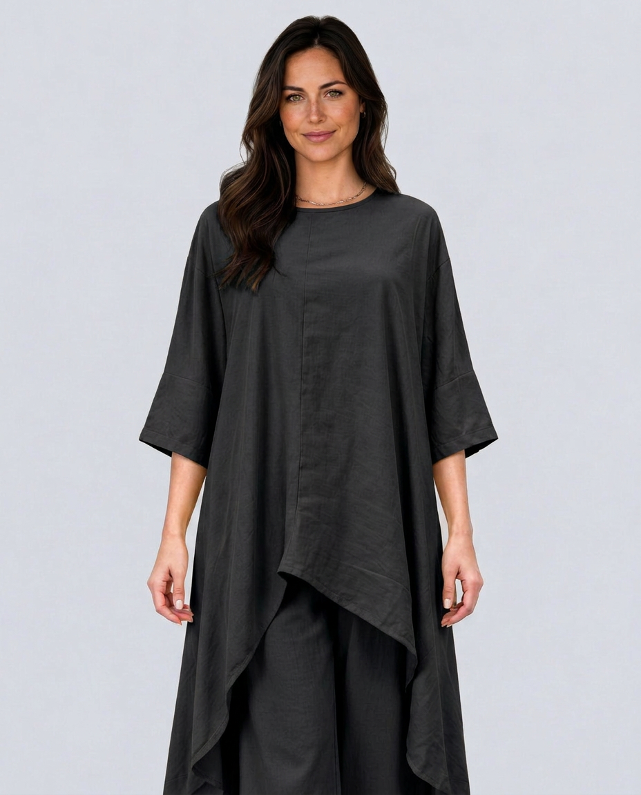 Soraya | Linen-Look Wide-Leg Co-ord Set