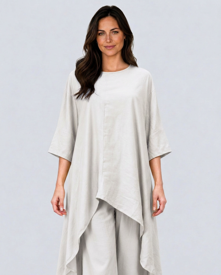 Soraya | Linen-Look Wide-Leg Co-ord Set