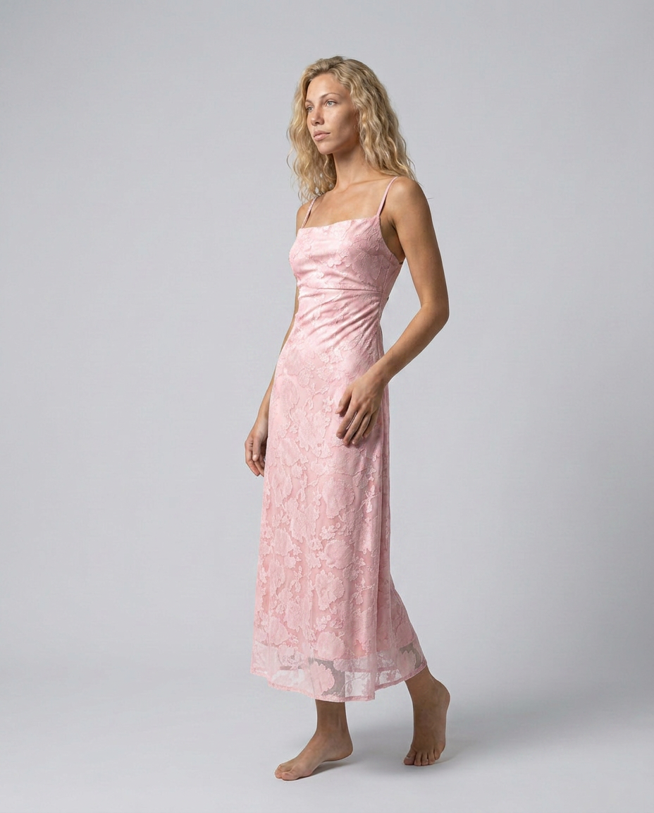 Solène | Halter Neck Floral Maxi Dress