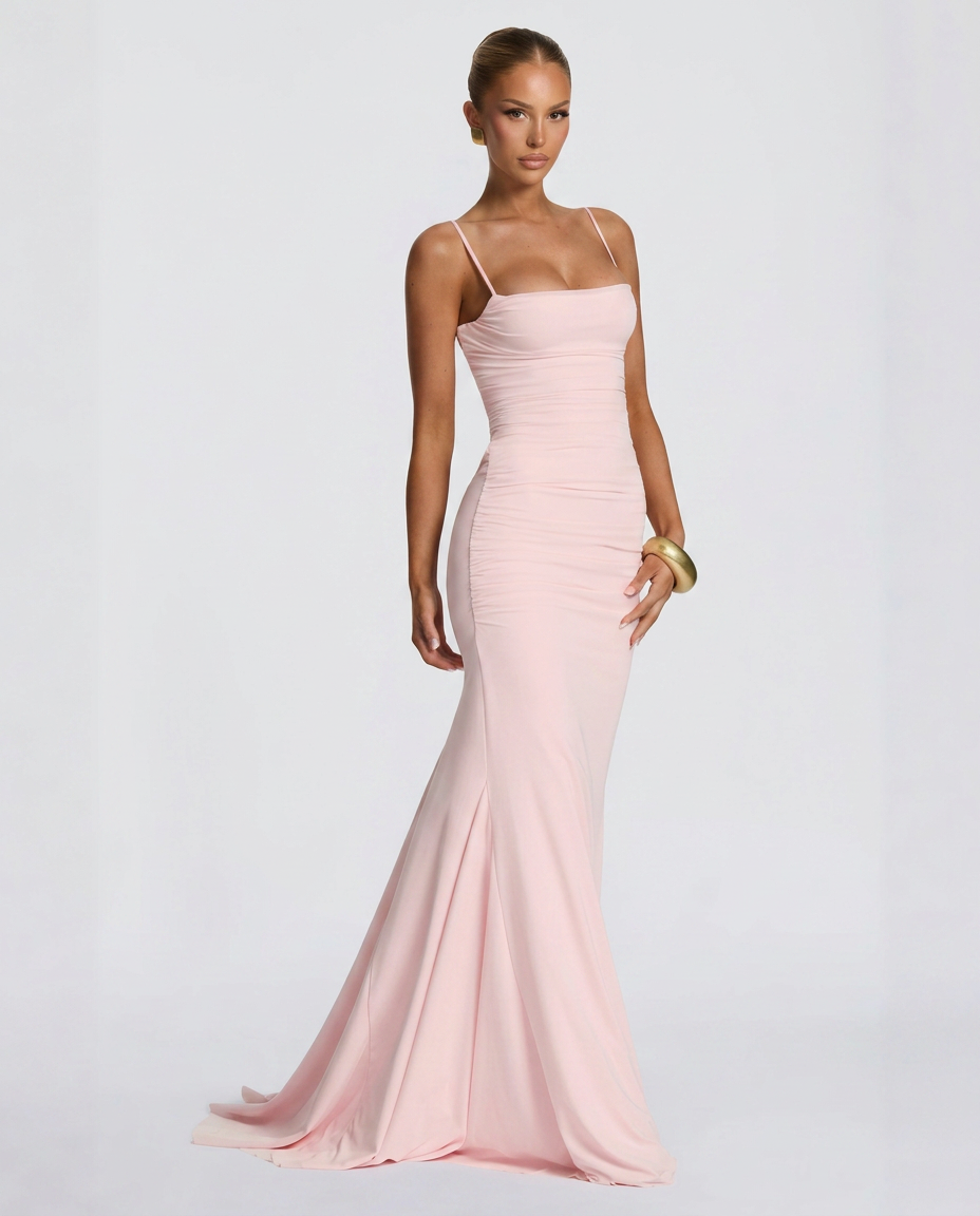blaise pink satin maxi dress Women's Satin-Look Wedding Guest Color:New Brown Gradient Leather and a fully lined co-yellow Black wedding dresses