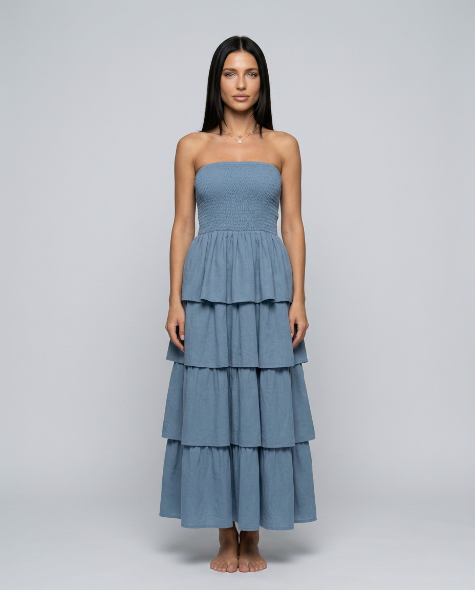 Georgie | Ruffle Maxi Dress