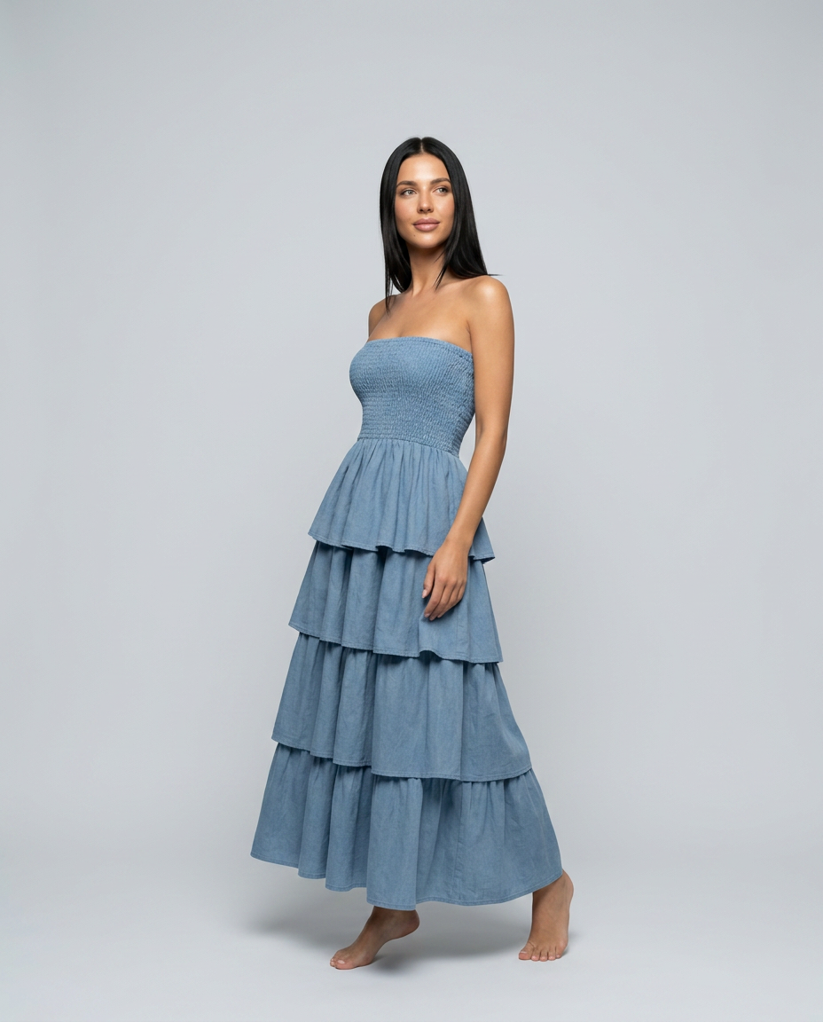 Georgie | Ruffle Maxi Dress