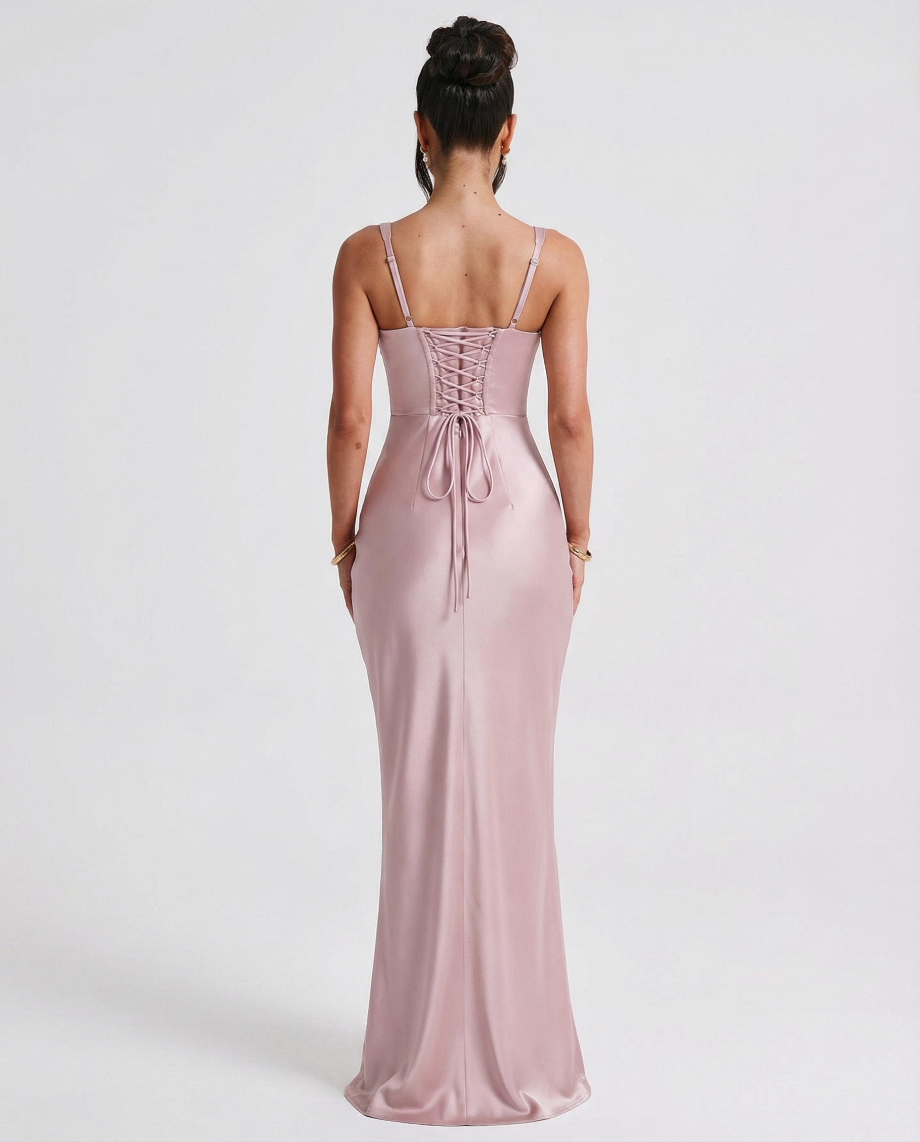 Genesis | Maxi Dress with Structured Corset Bodice