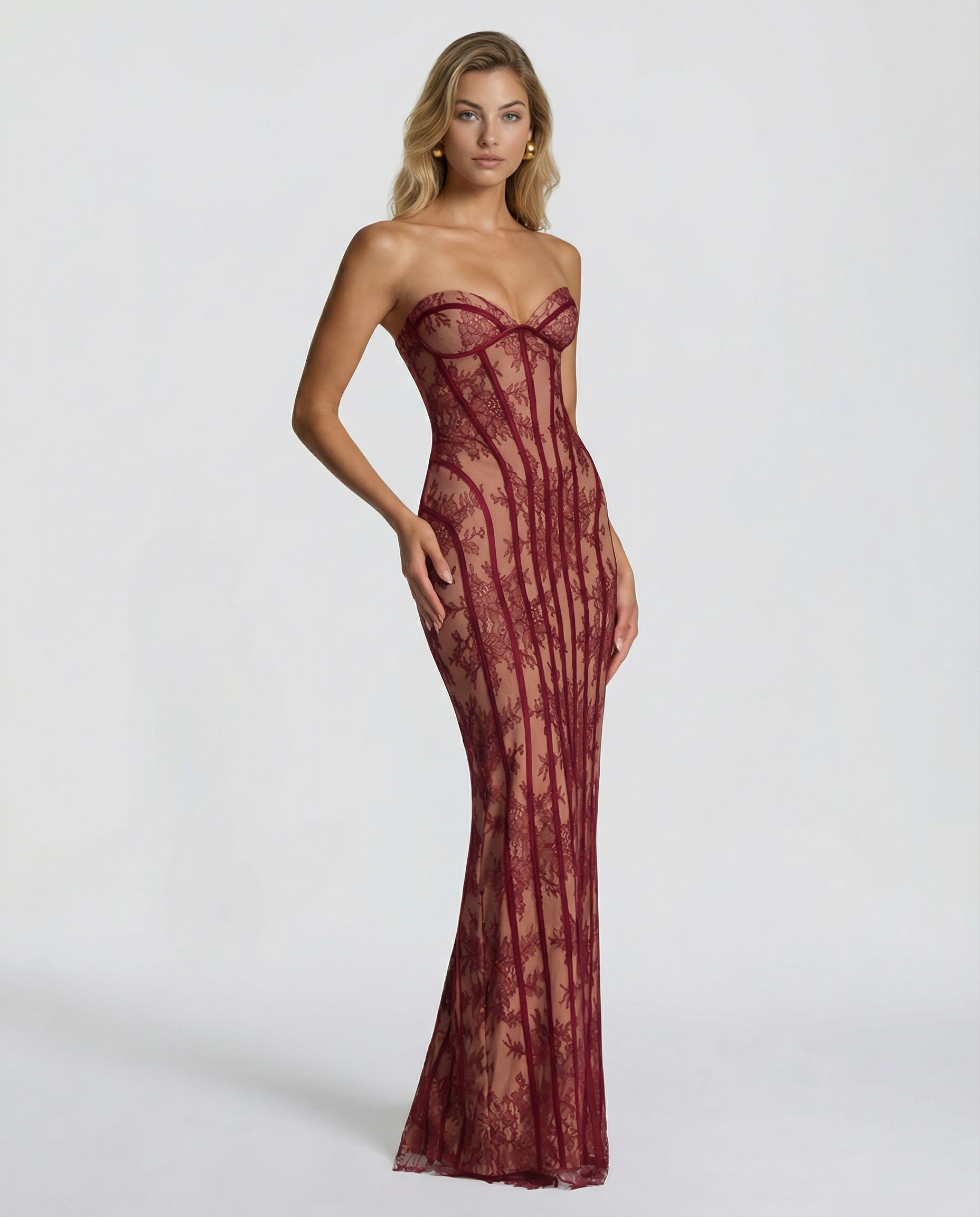 catherine maxi formal dress Catherine Satin Maxi Dress