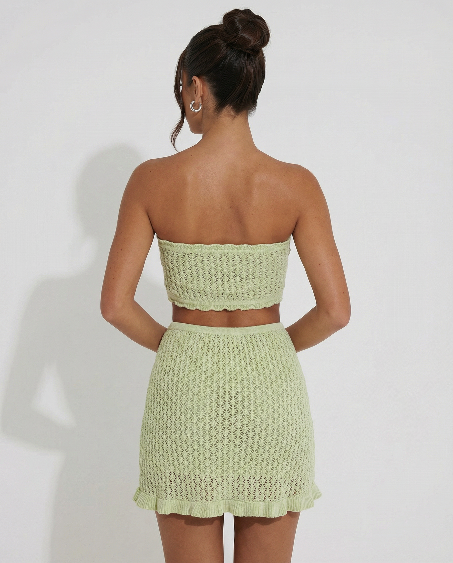Mandy | Crochet Mini Skirt Set