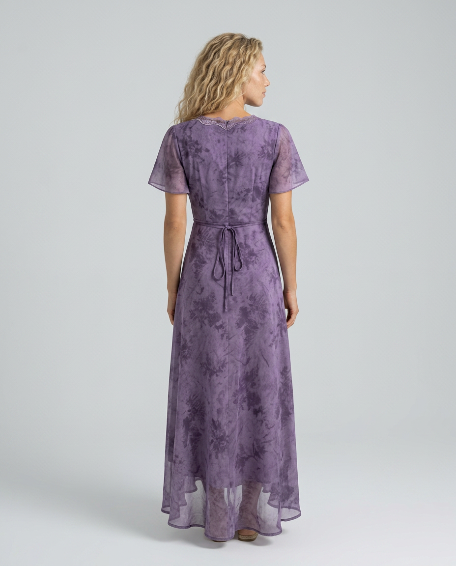 Lavinia | Butterfly Sleeve Floral Midi Dress