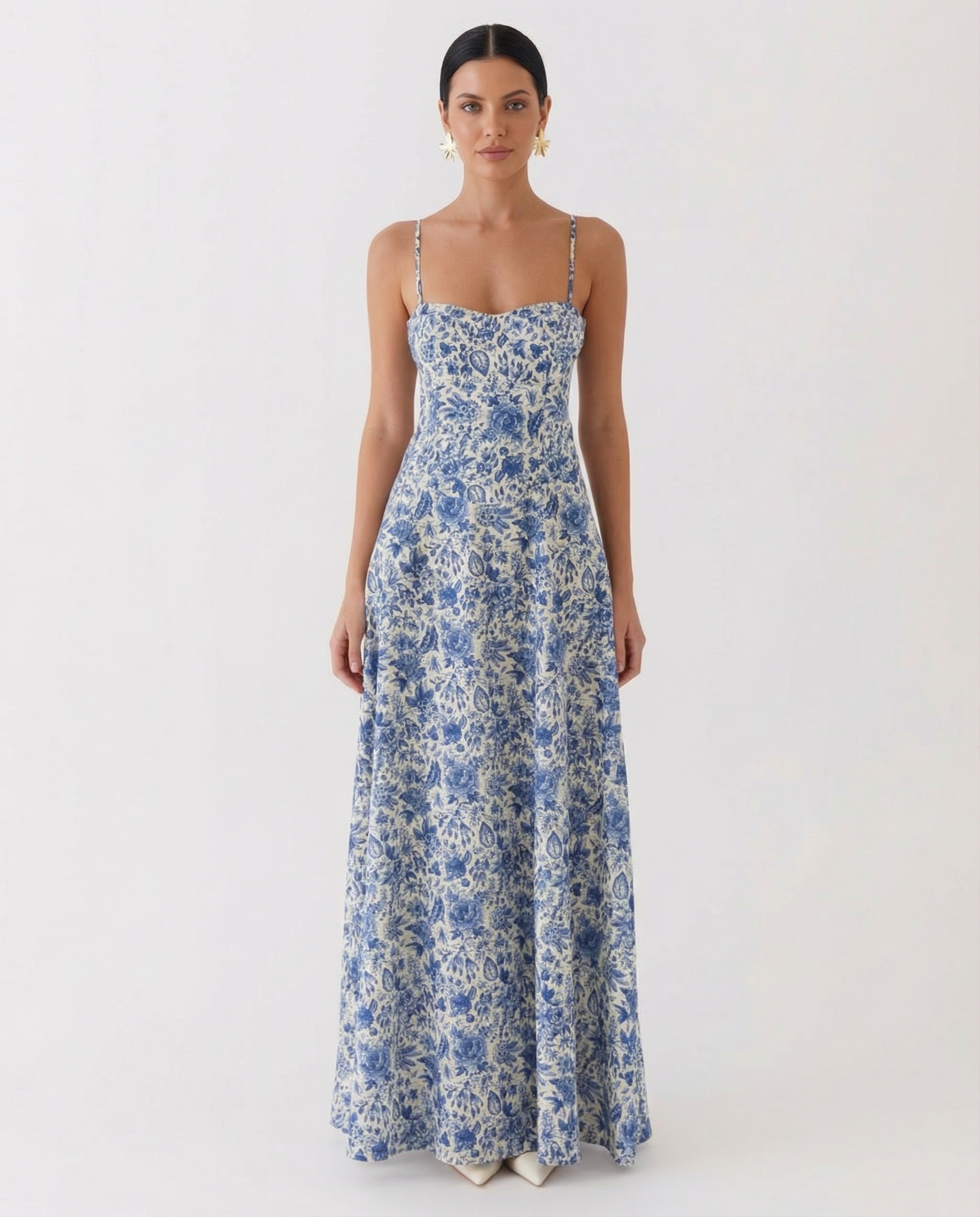 Tricia | Maxi Dress with Sweetheart Neckline