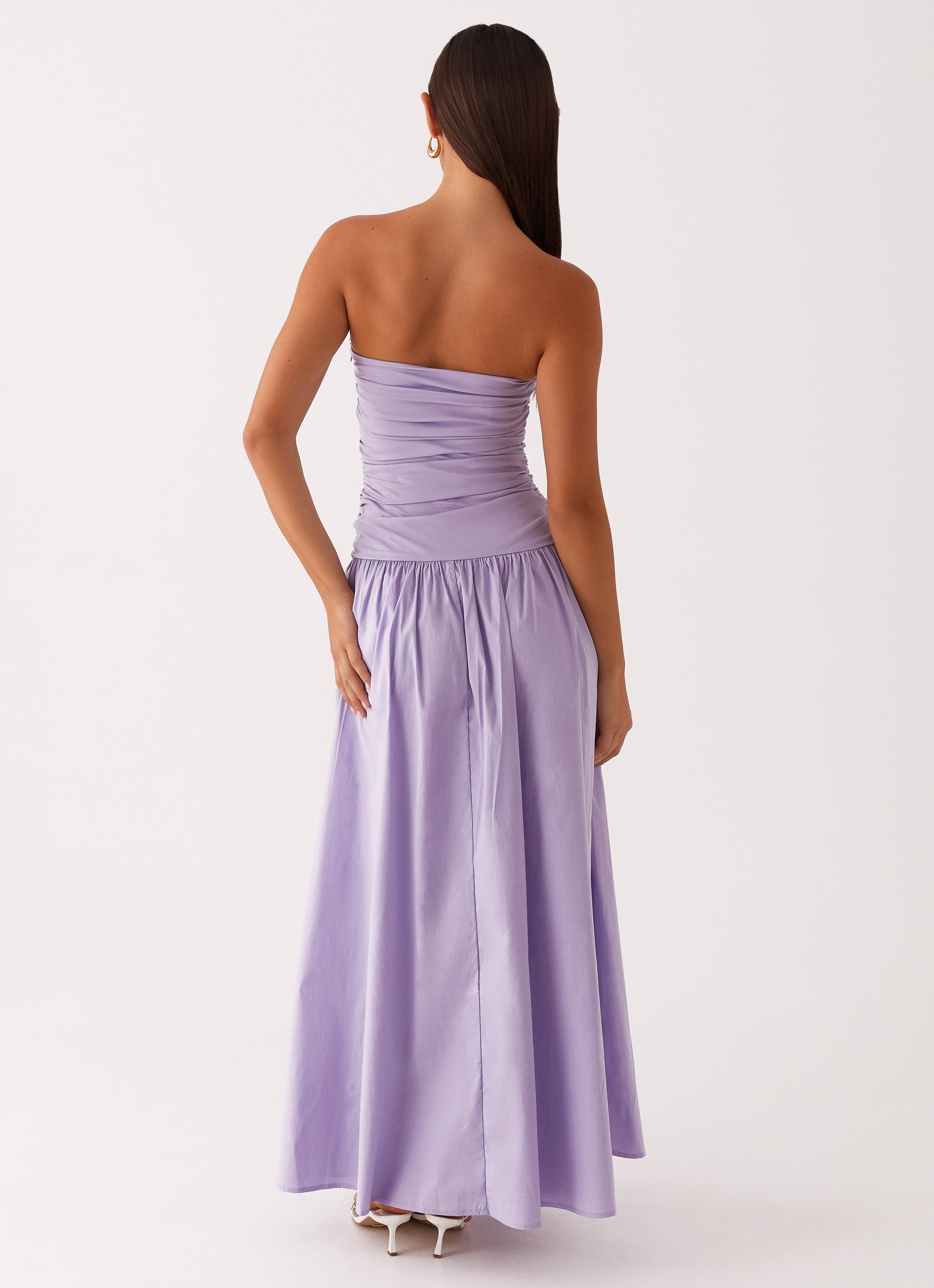 Norma | Cowl Neck Slinky Bias Cut Maxi Dress