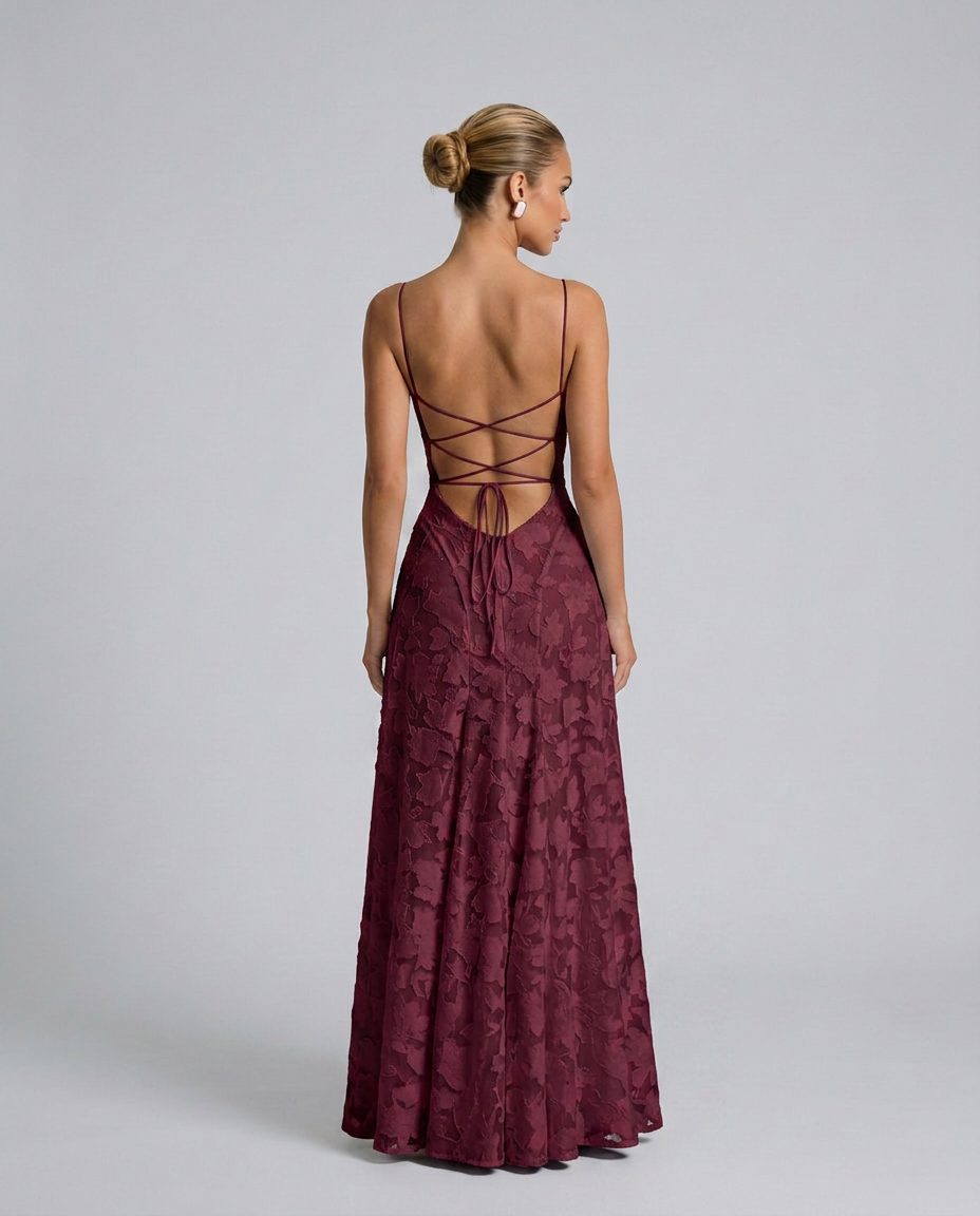 Zinnia | Floral Print Spaghetti Strap Maxi Dress