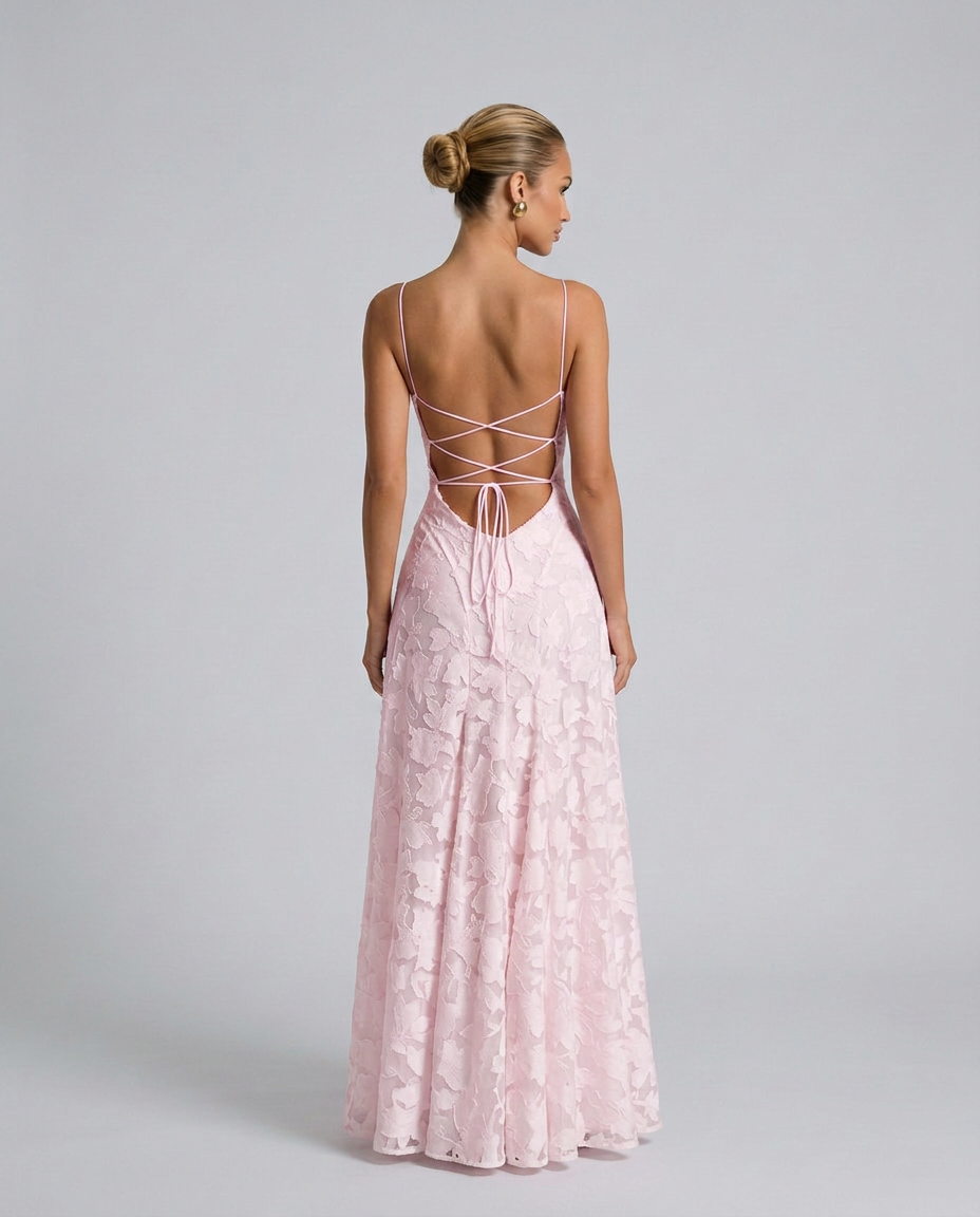 Zinnia | Floral Print Spaghetti Strap Maxi Dress