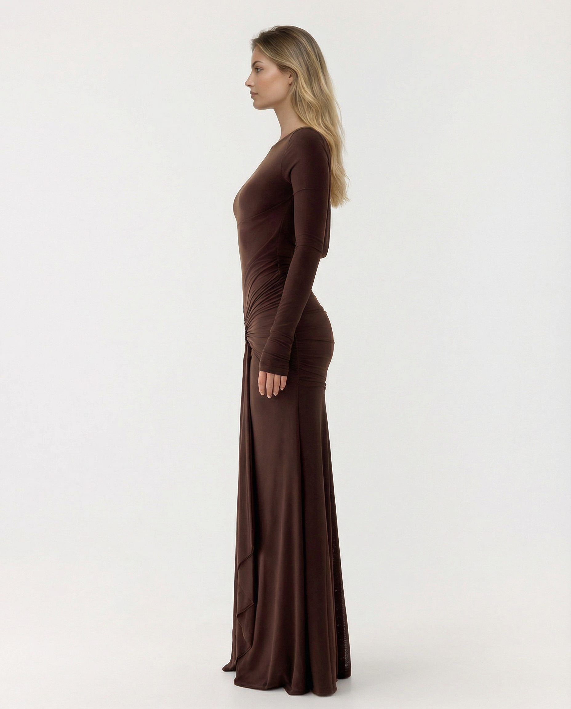 Susana | Maxi Dress with Open Back Detail