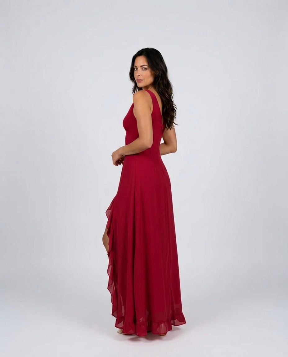 Isolde | Sleeveless Side Slit Maxi Dress