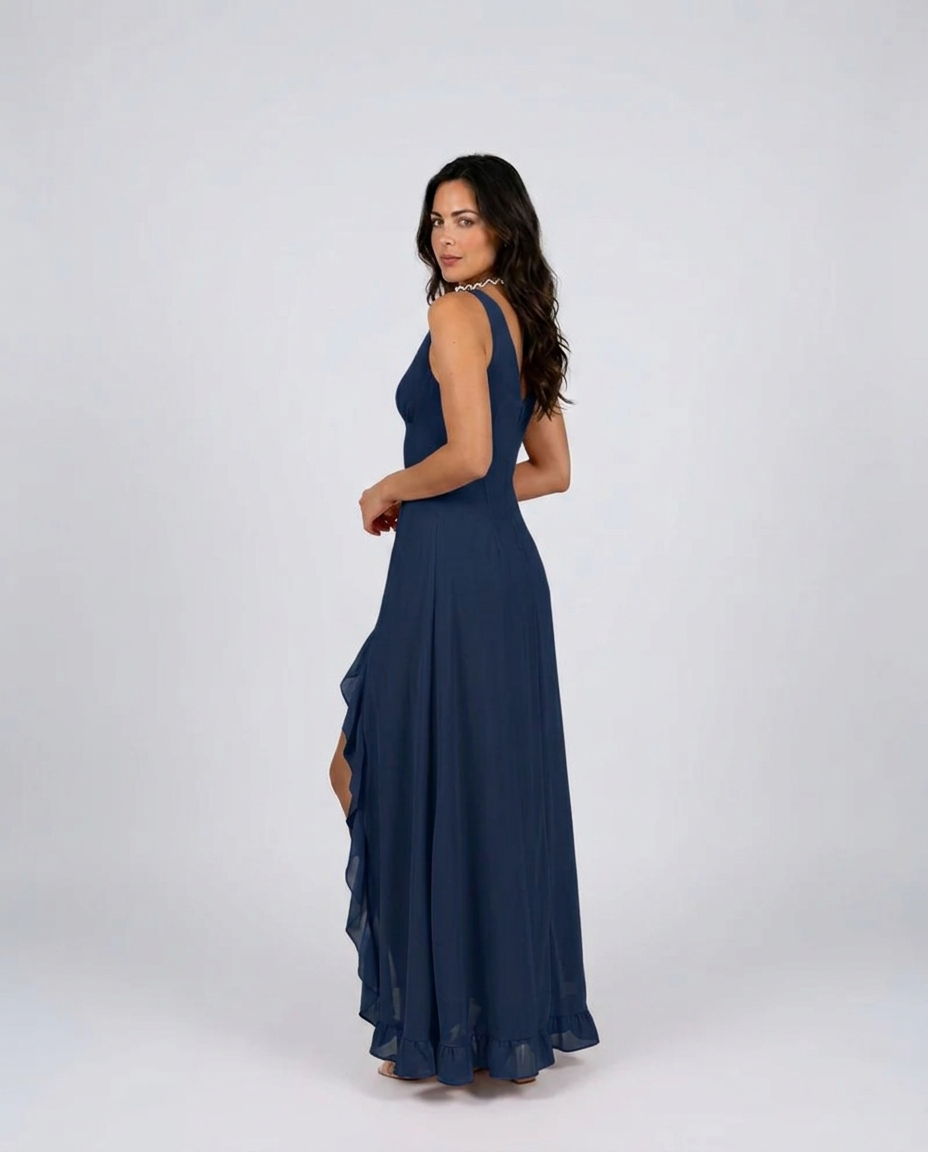 Isolde | Sleeveless Side Slit Maxi Dress