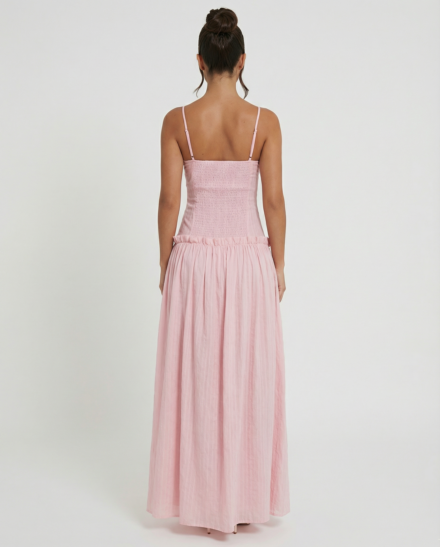 Dixie | Maxi Dress with Drop Waist and Tiered Skirt