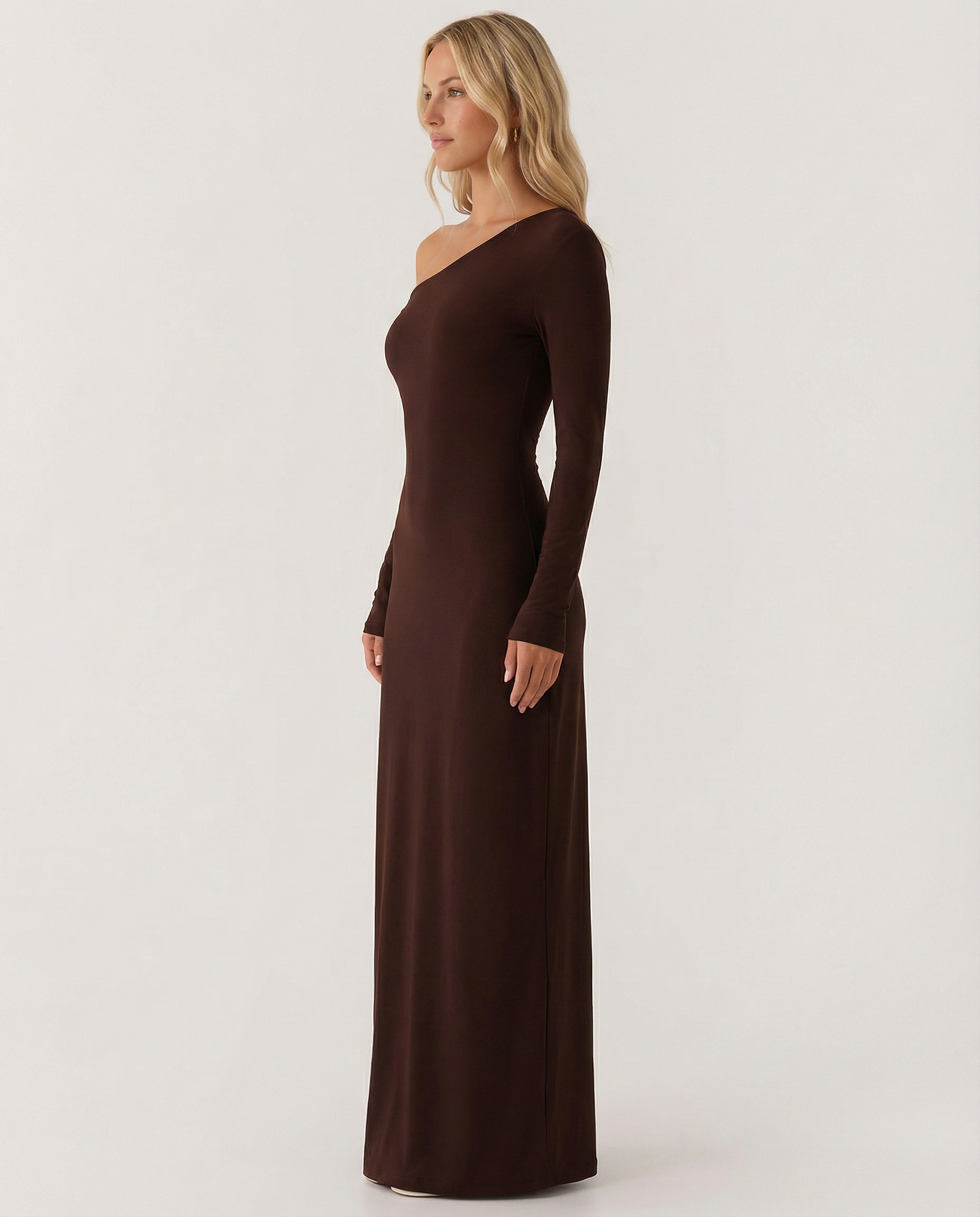 Maryann | Maxi Dress with One Shoulder and Twist Detail