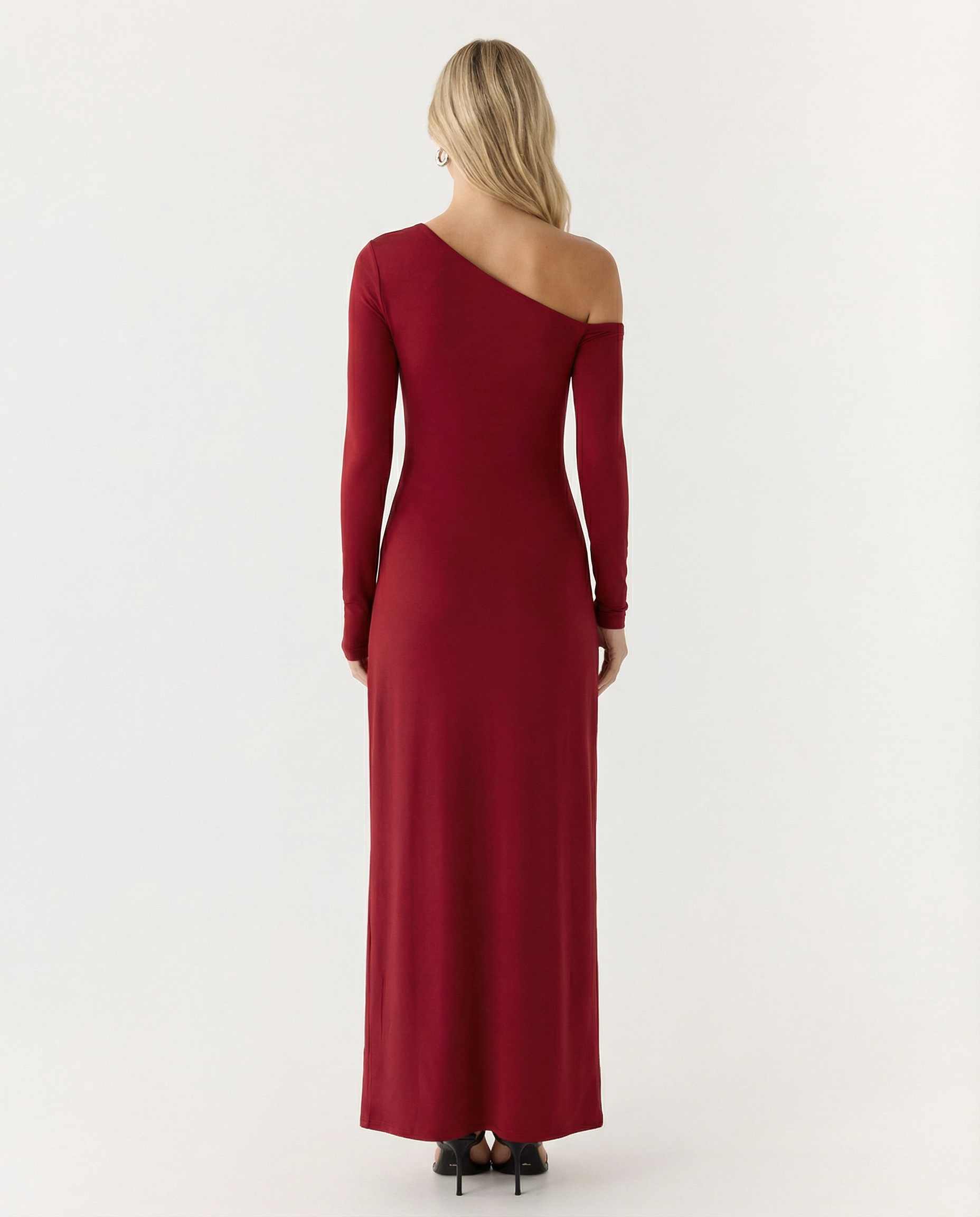 Maryann | Maxi Dress with One Shoulder and Twist Detail