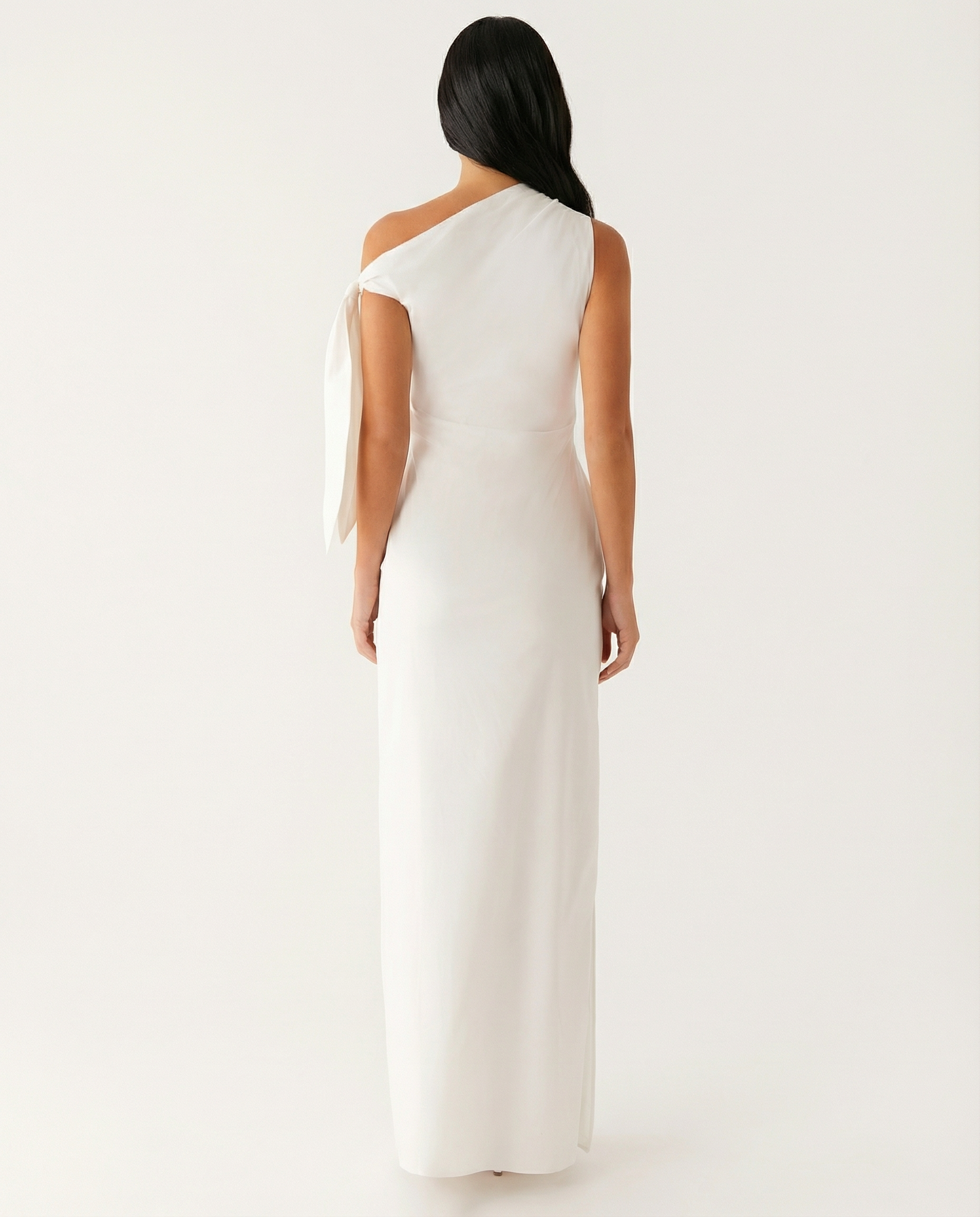 Beth | One-Shoulder Tie Maxi Dress