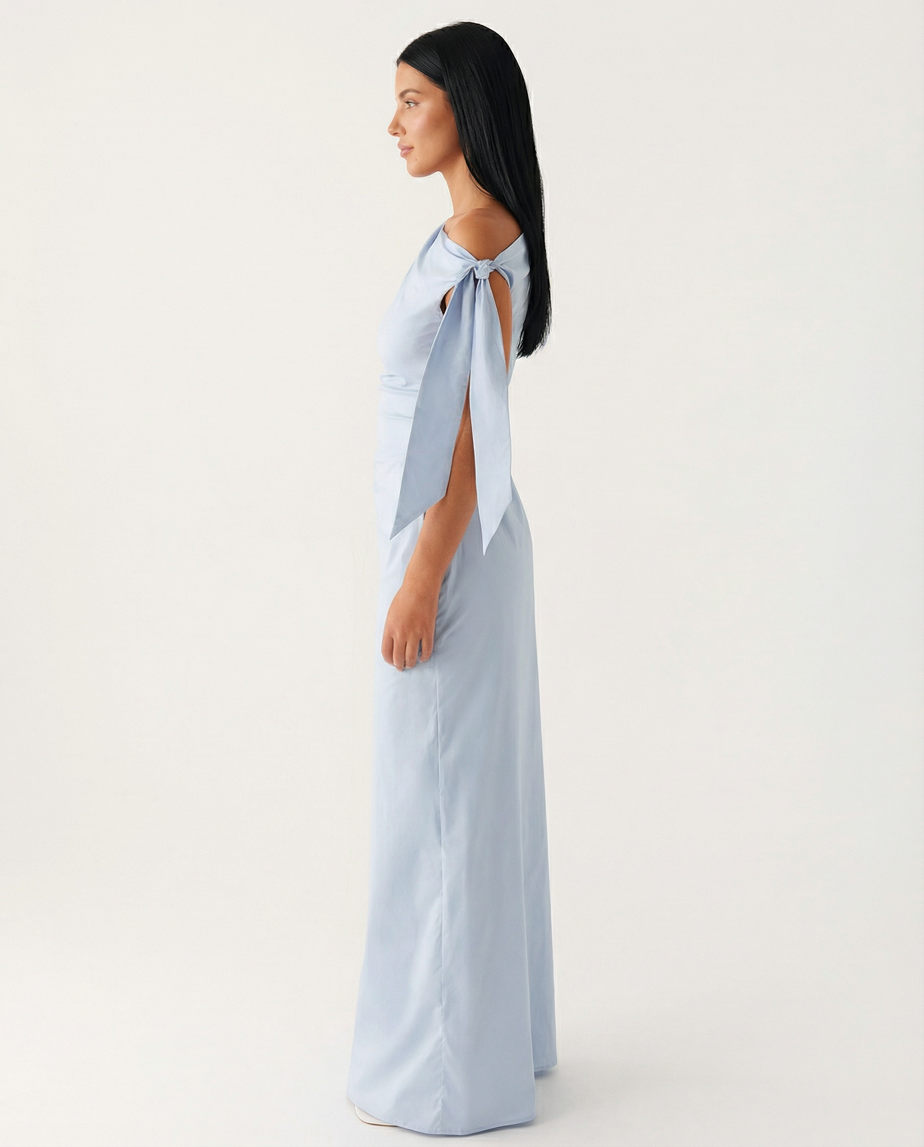 Beth | One-Shoulder Tie Maxi Dress
