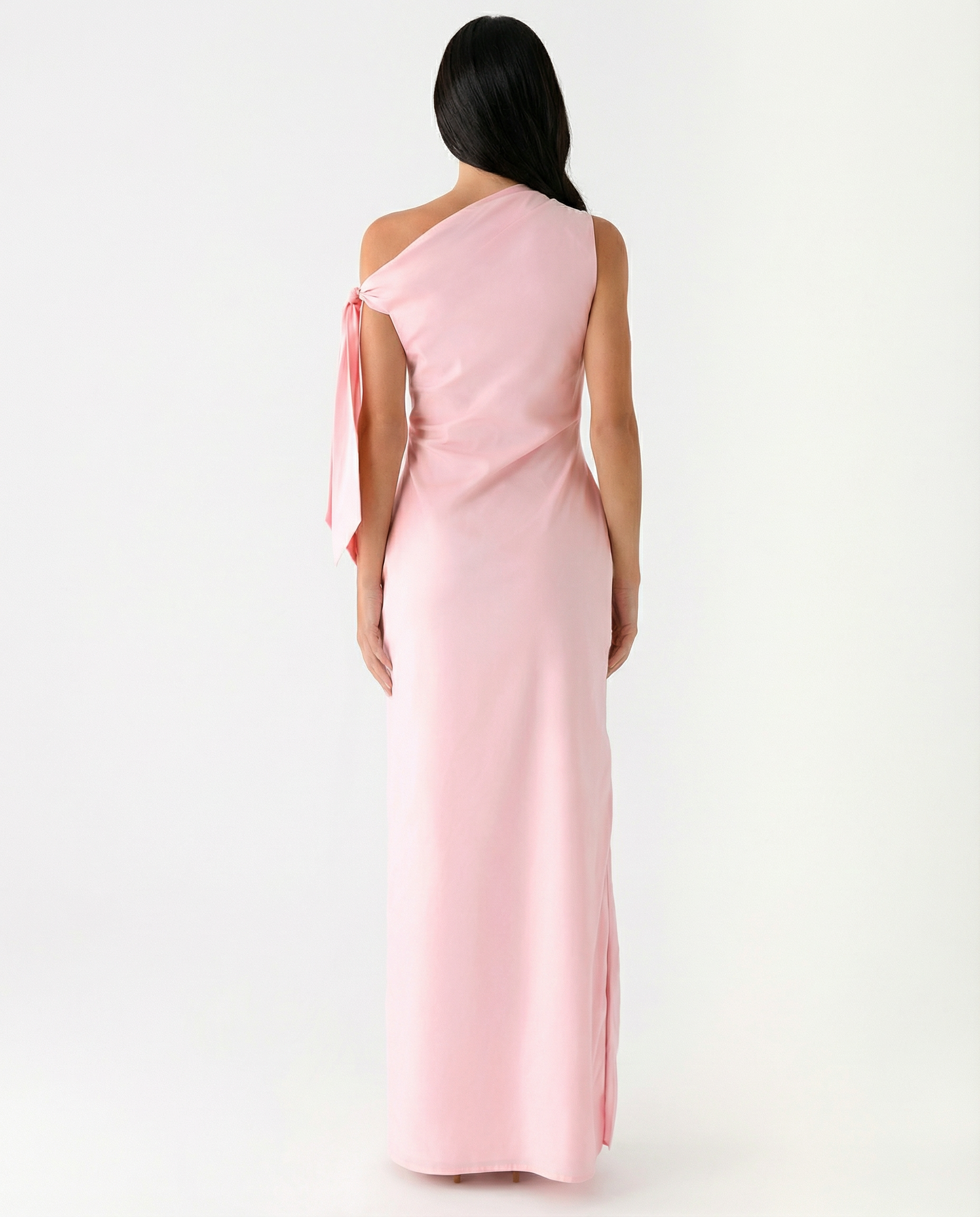 Beth | One-Shoulder Tie Maxi Dress