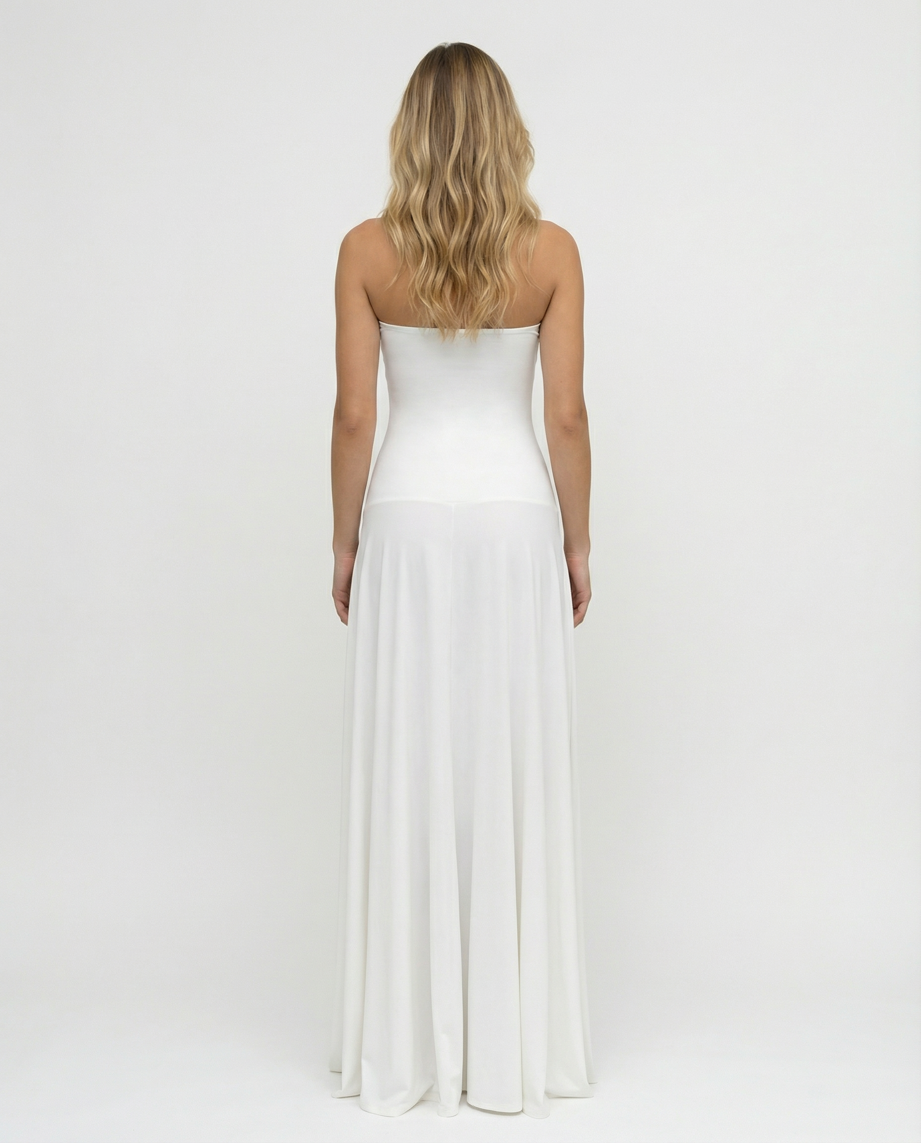 Carol | Strapless Ruched Bodycon Maxi Dress