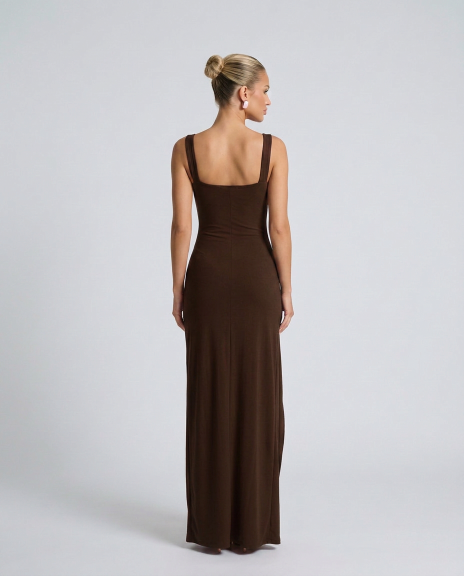 Carmen | Backless Bodycon Slip Maxi Dress