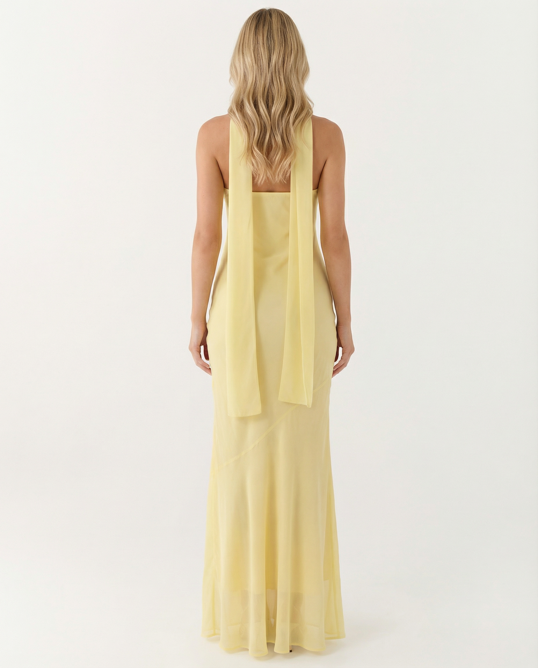 Shelia | Floral Chiffon Maxi Dress with Matching Scarf