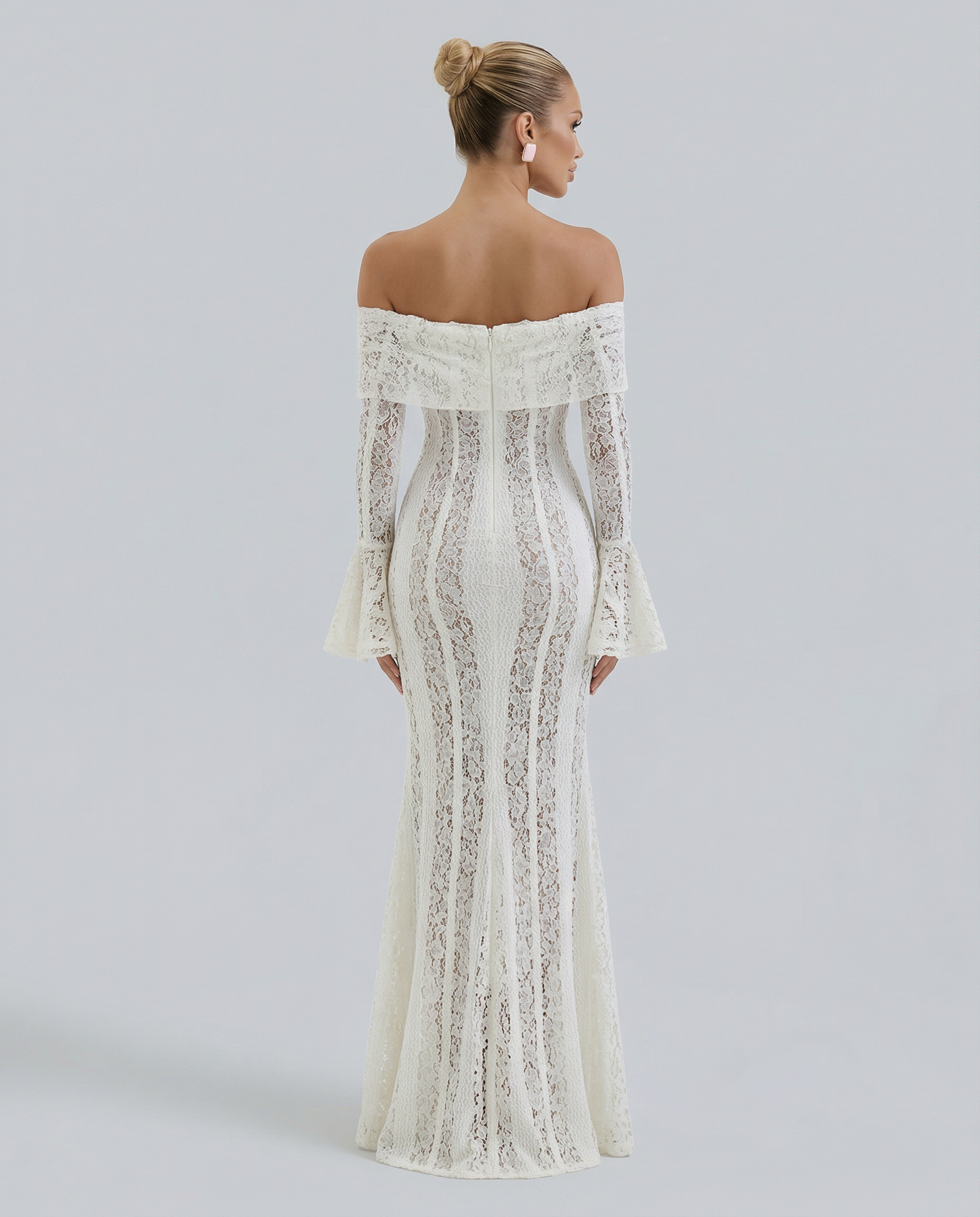 Kerry | Off Shoulder Lace Maxi Dress