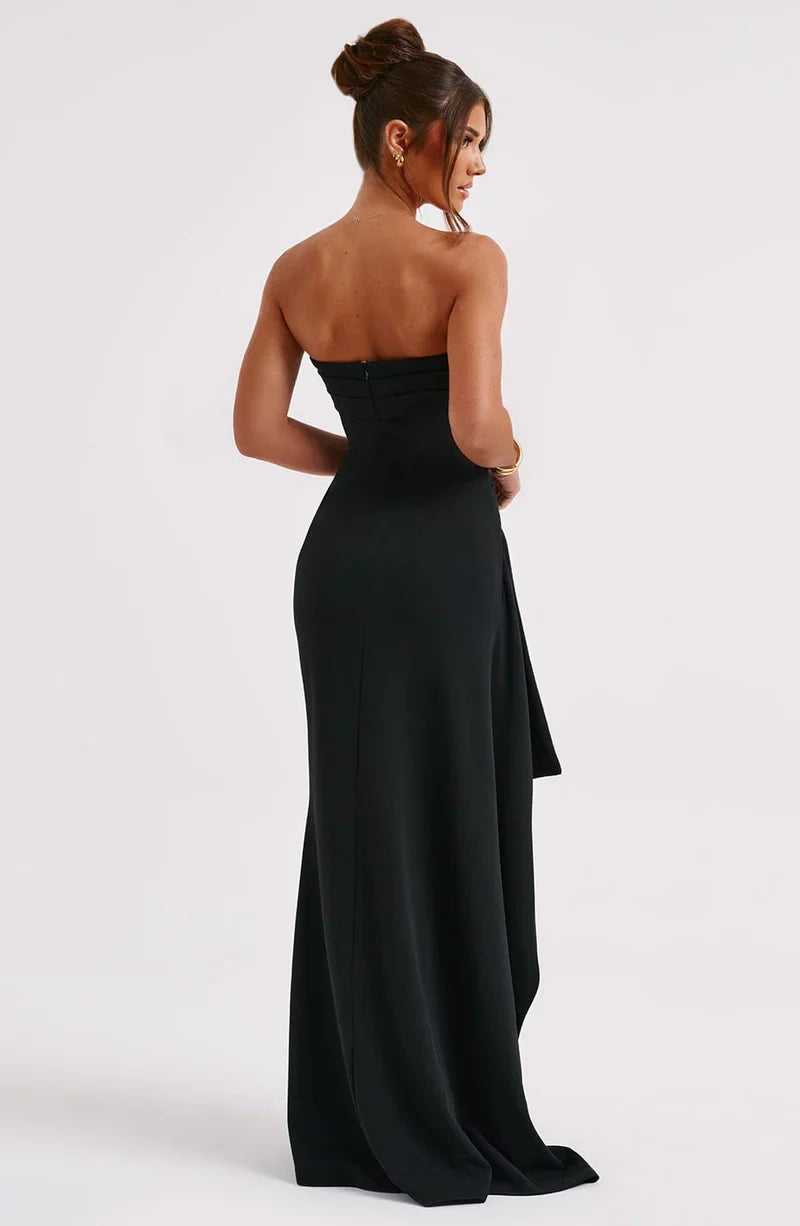 Kirrily | Strapless Twisted Maxi Dress