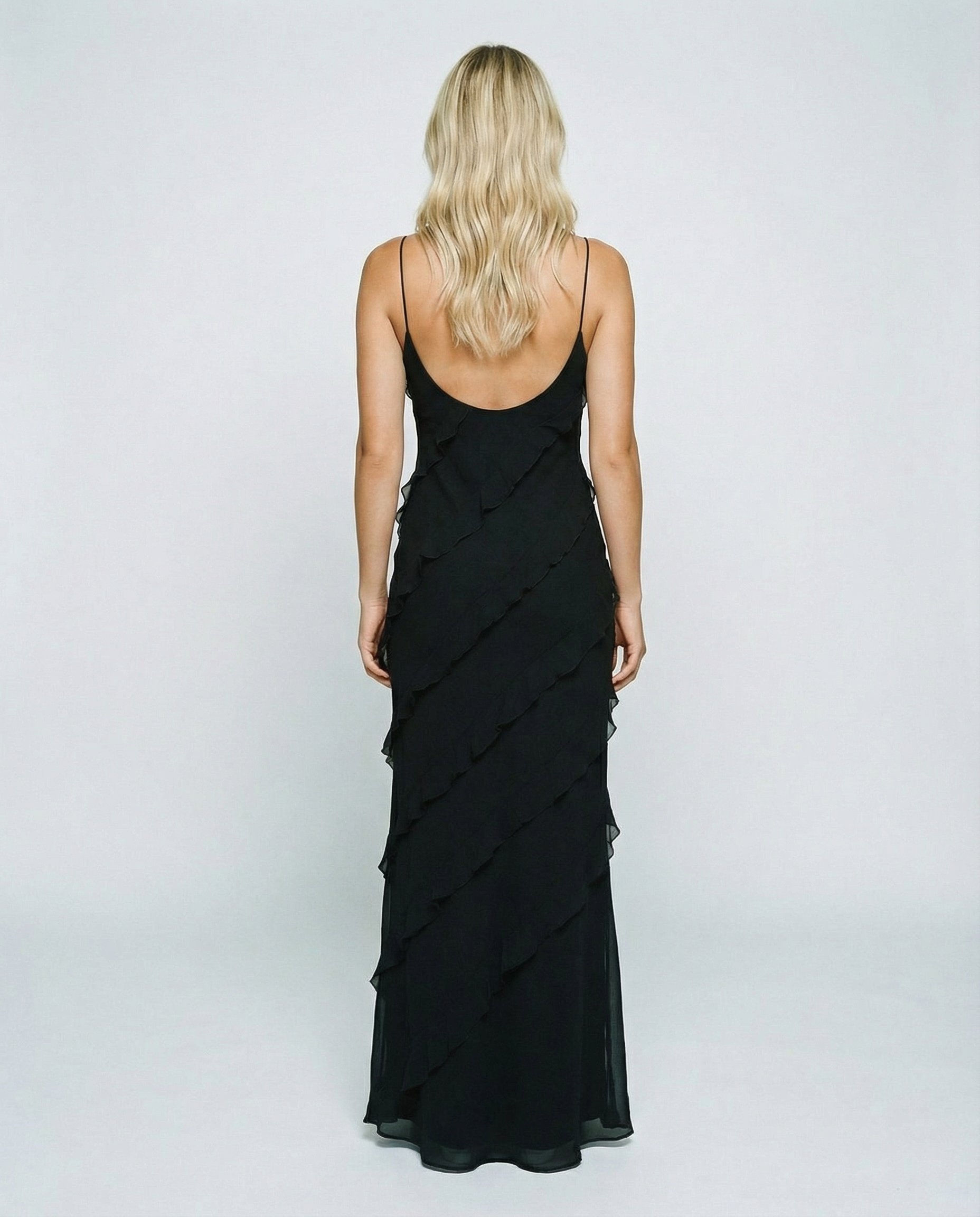 Susie | Maxi Dress with Tiered Ruffle Layers
