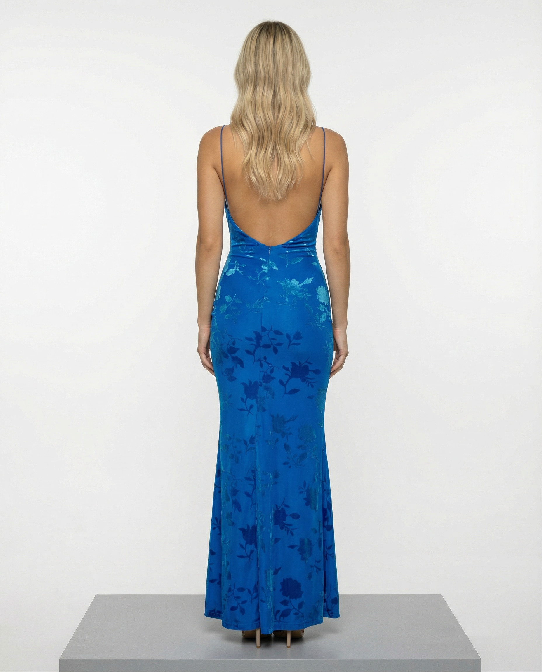 Pretoria | Maxi Dress with Cowl Neck and Open Back