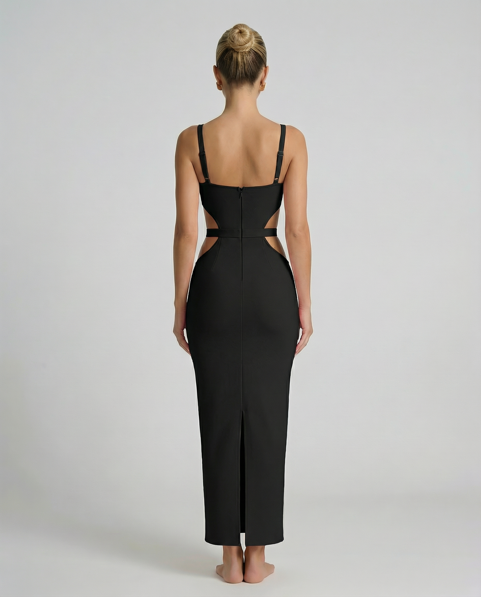 Wilma | Cut-Out Maxi Dress with Metal Trim
