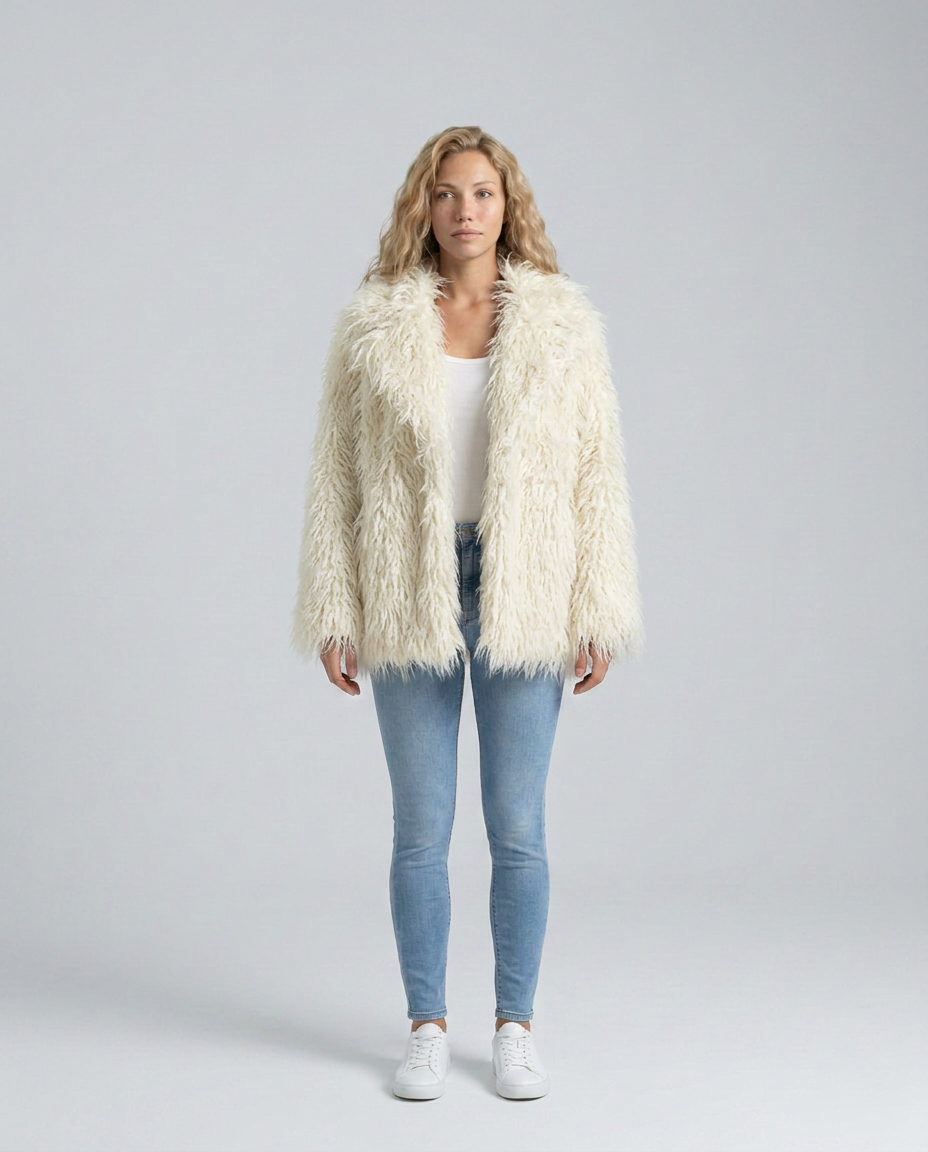 Alma | Oversized Teddy Faux Fur Coat