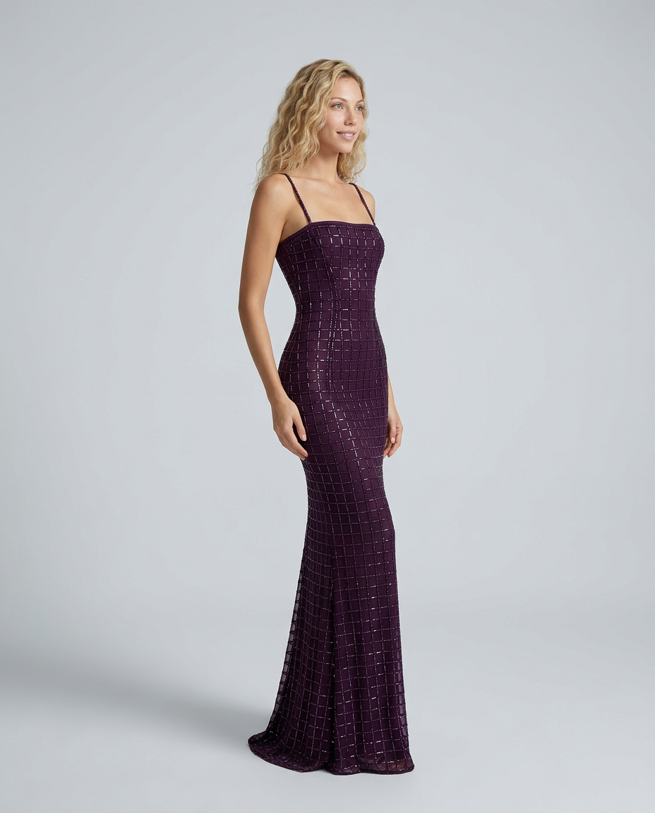 Bianca | Embellished Strapless Fishtail Maxi Dress