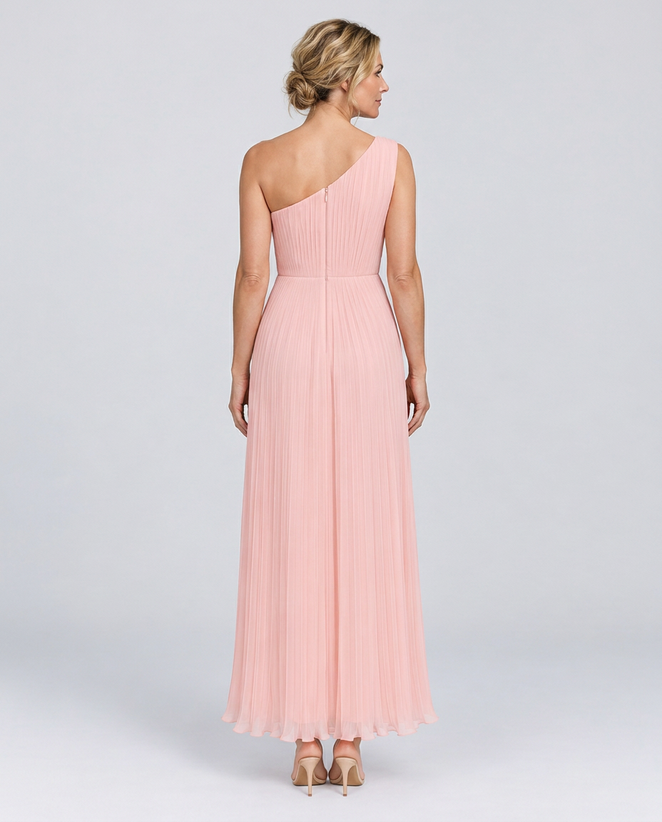 Aubrey | One-Shoulder Pleated Maxi Dress