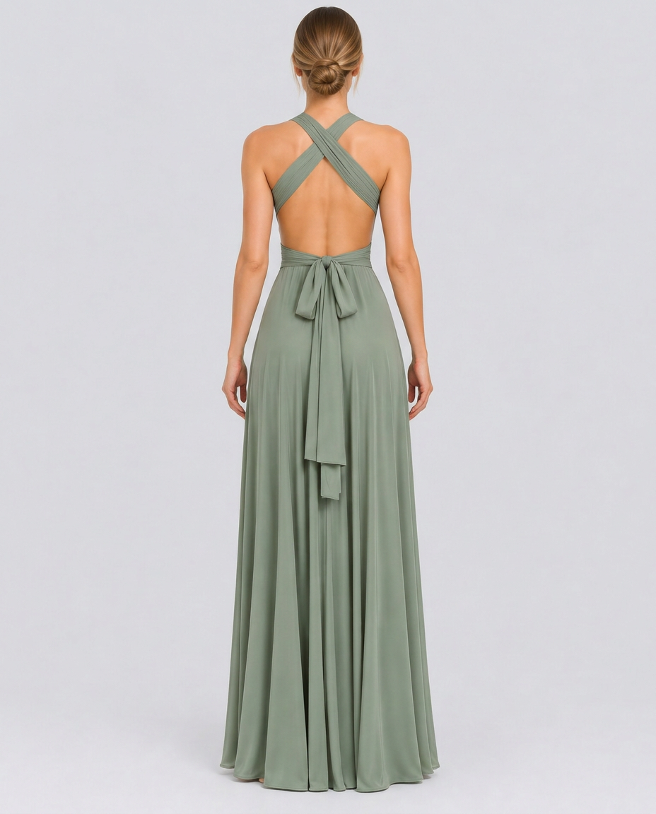 Dana | Convertible Maxi Dress with Multiway Wrap Design
