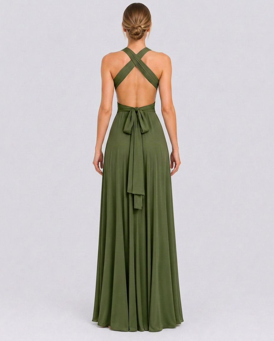 Dana | Convertible Maxi Dress with Multiway Wrap Design