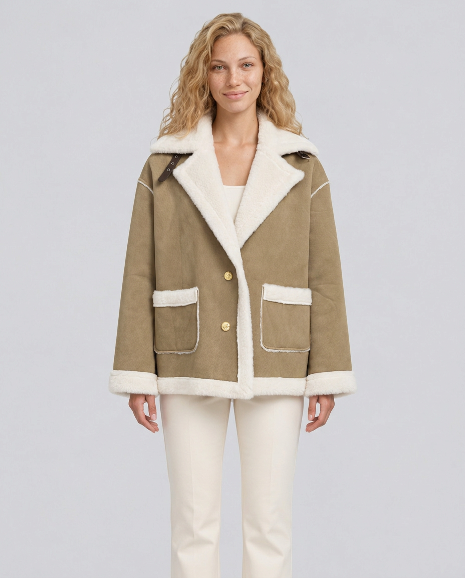 Valentina | Long Sleeve Teddy Borg Jacket