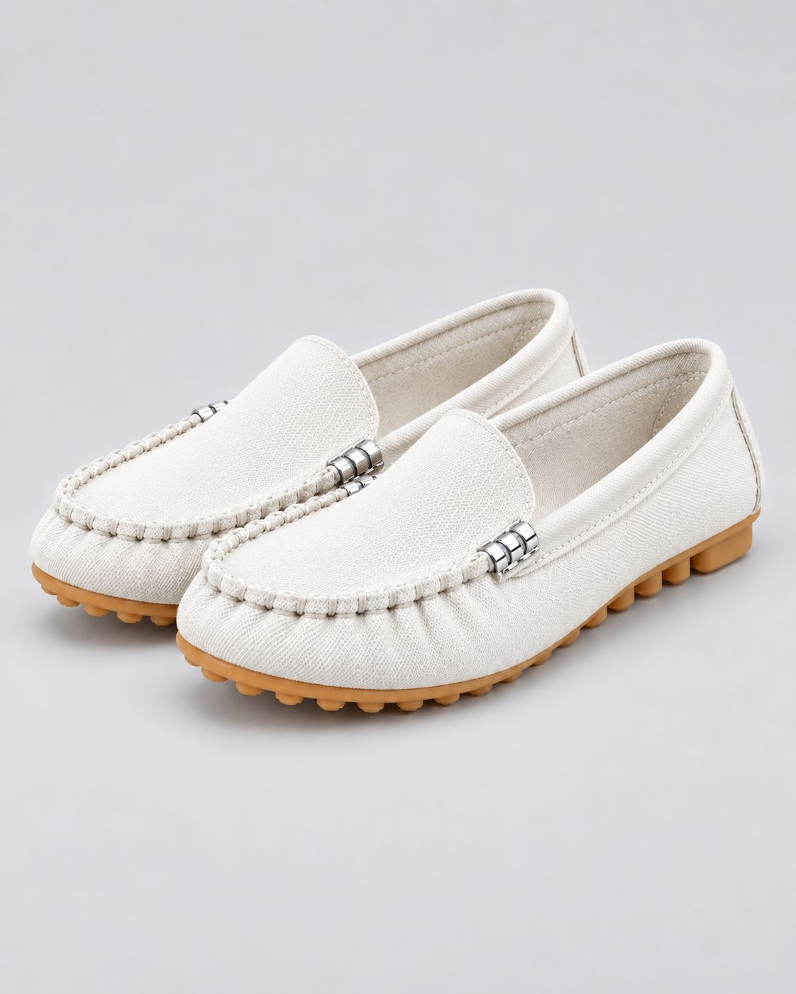 Adeline | Slip-On Loafers with Stitched Front