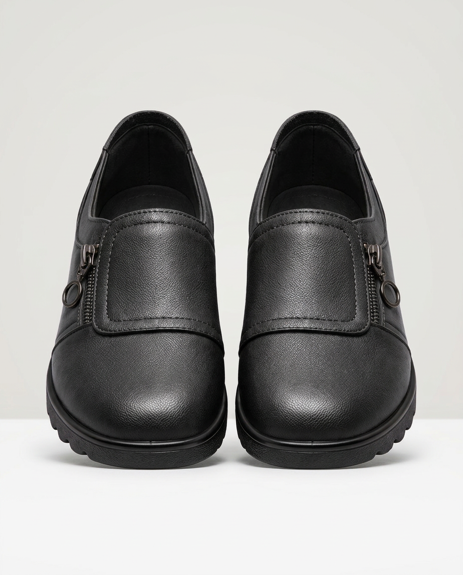 Jessica | Slip-On Shoes with Side Zip and Flexible Sole
