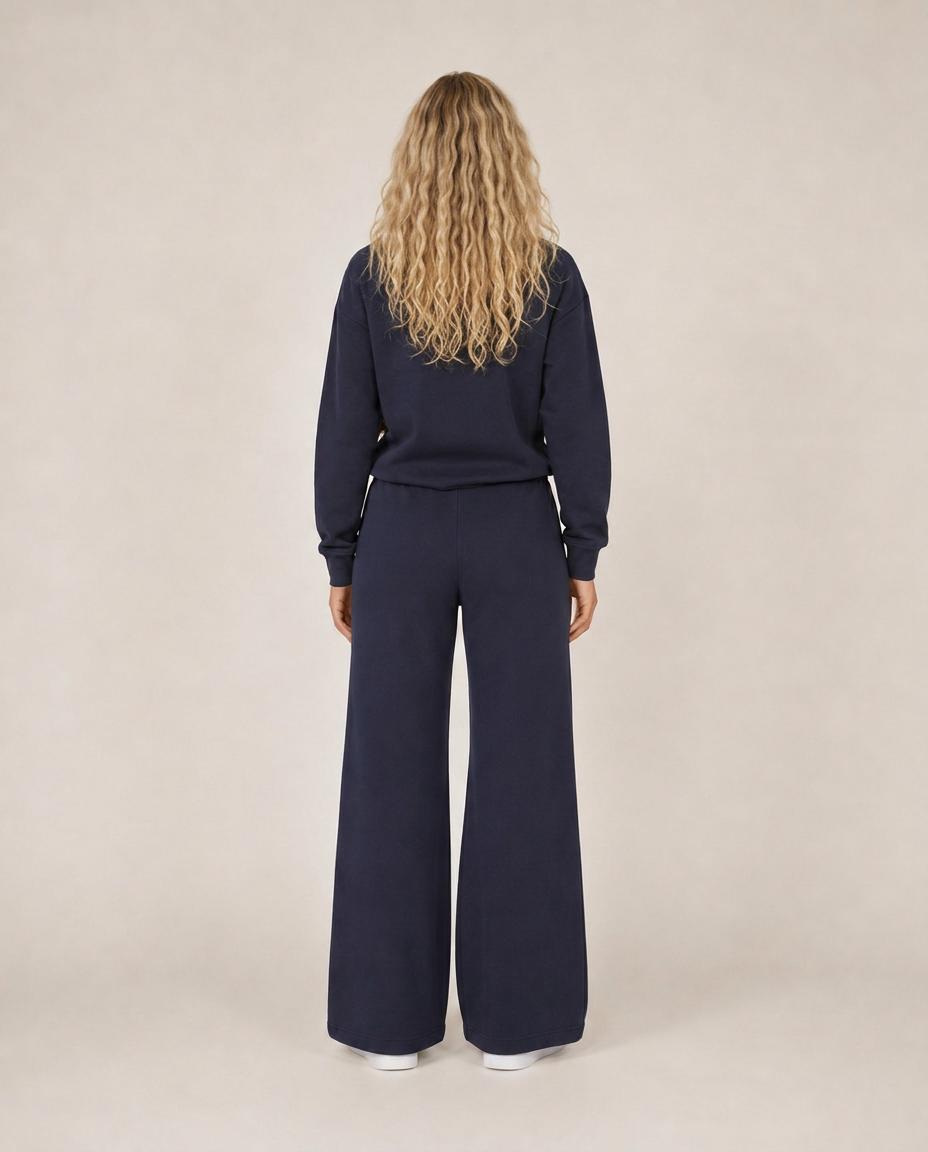 Giselle | Wide-Leg Zip-Collar Lounge Set