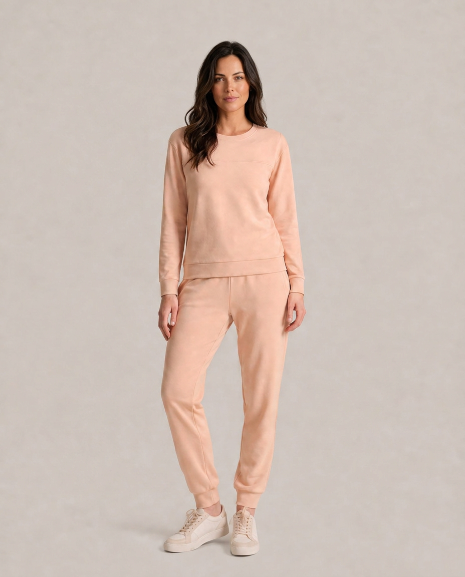 Winnie | Thermal Velour Long Sleeve Lounge Set