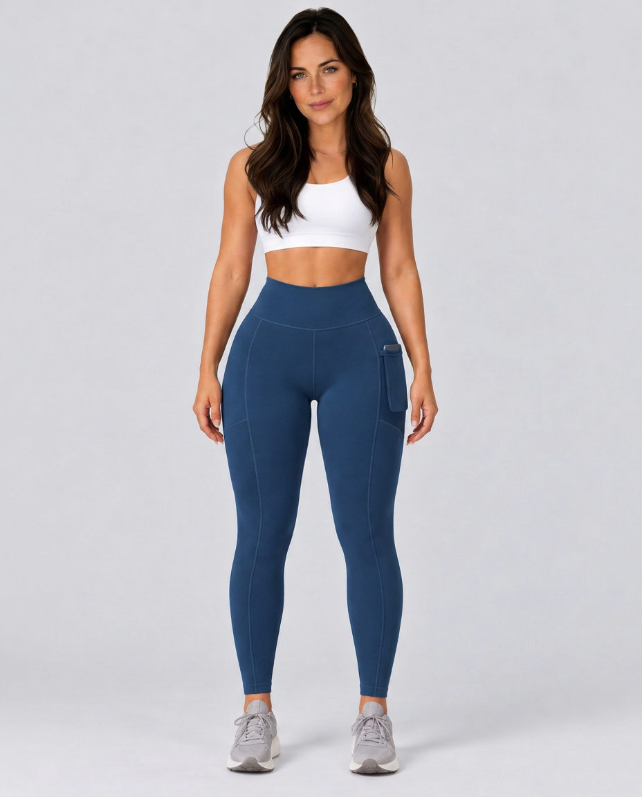 Liv | High-Waisted Contour Seam Sports Leggings
