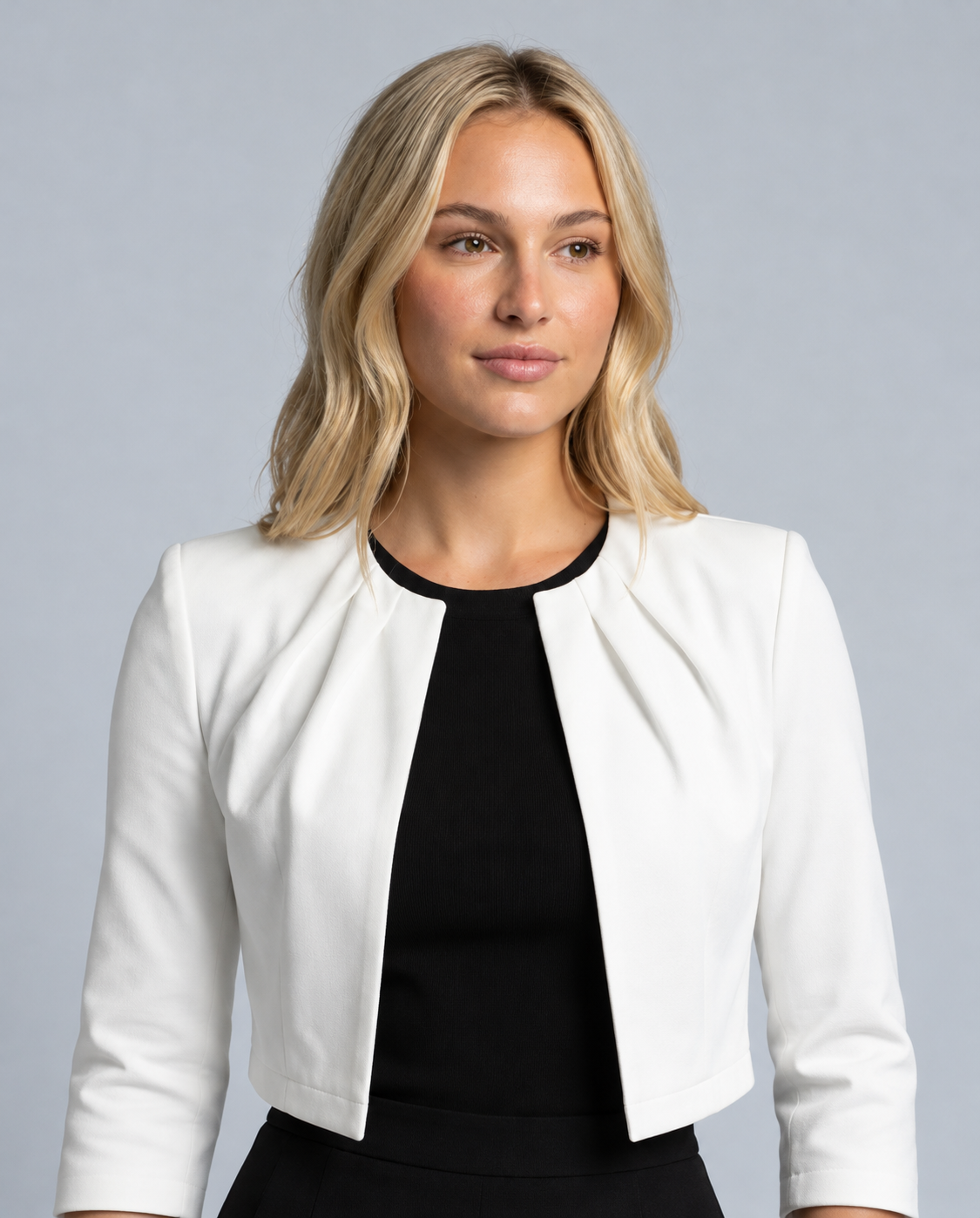 Corinne | Cropped Structured Tailored Blazer
