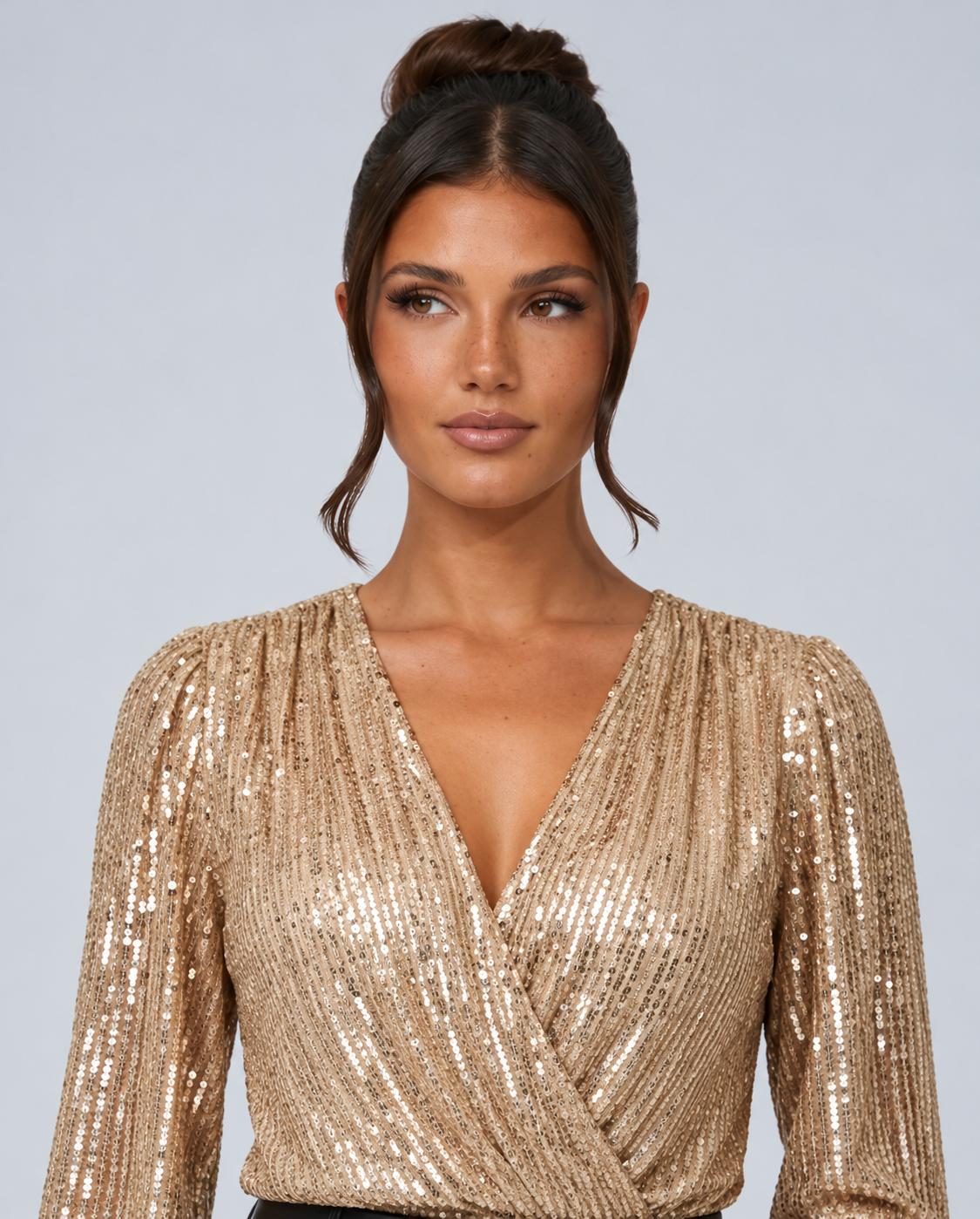 Maeve | Relaxed Sequin Embellished Blouse