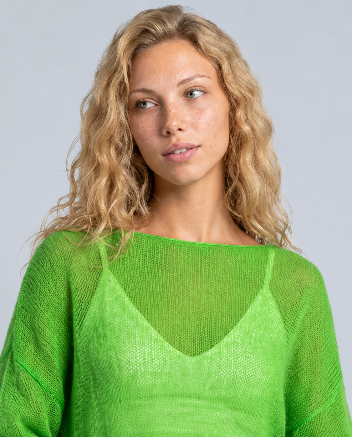 Mabel | Cropped Bell Sleeve Knit Jumper