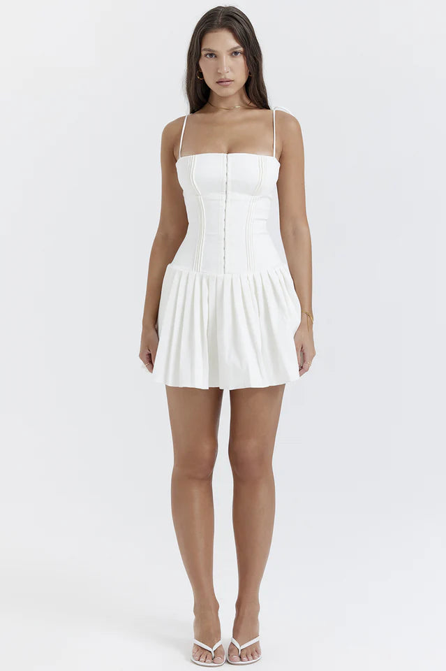 elvira mini dress NIA Elvira Dress in White
