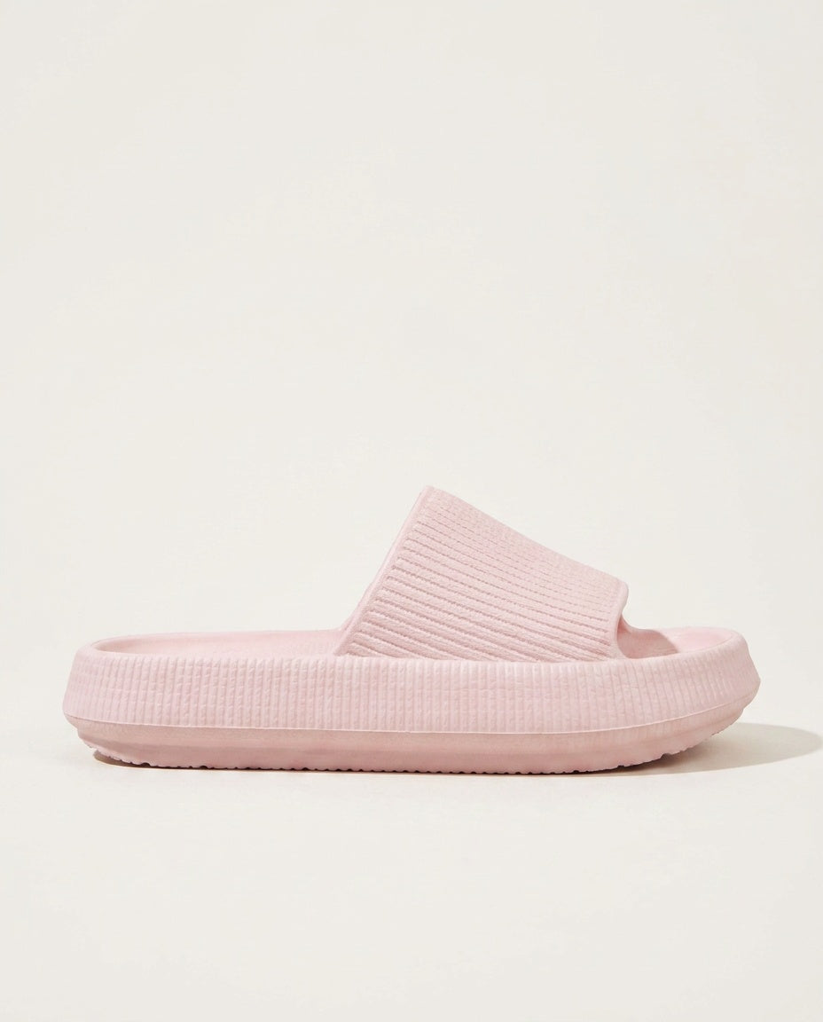 Aubrey | Cushioned Pillow Footbed Slide Sandals