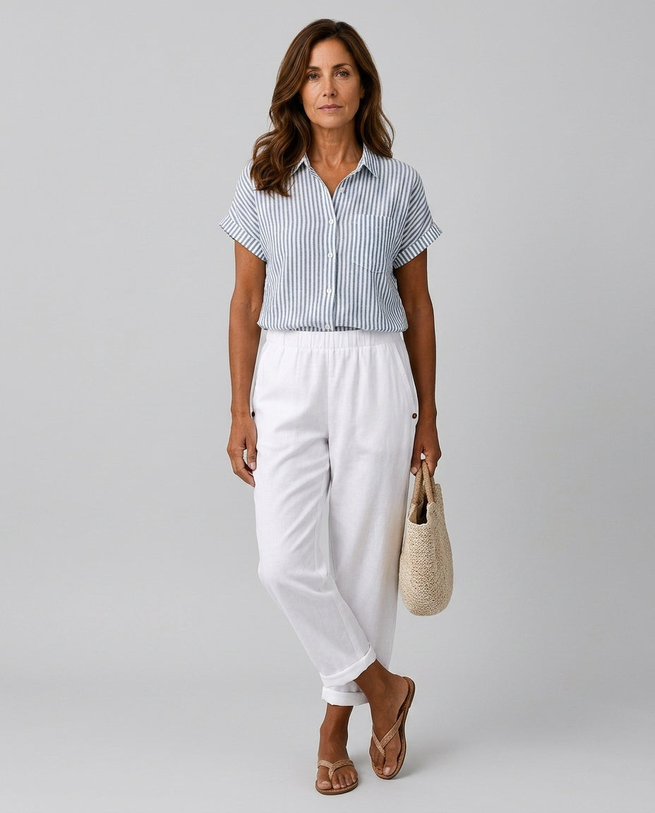Liv | Relaxed Wide-Leg Pocket Trousers