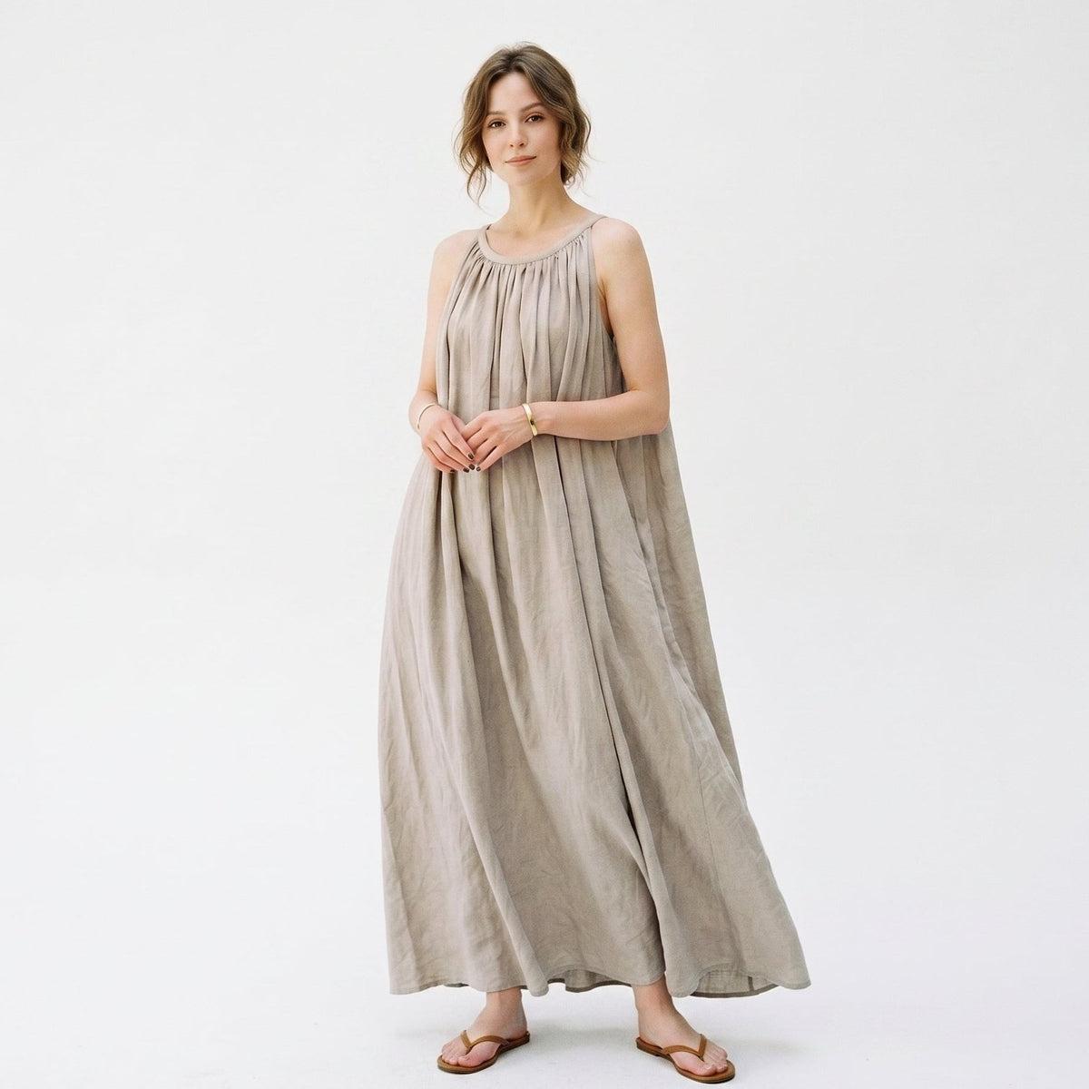 Savannah | Relaxed Fit Vintage Floral Maxi Dress